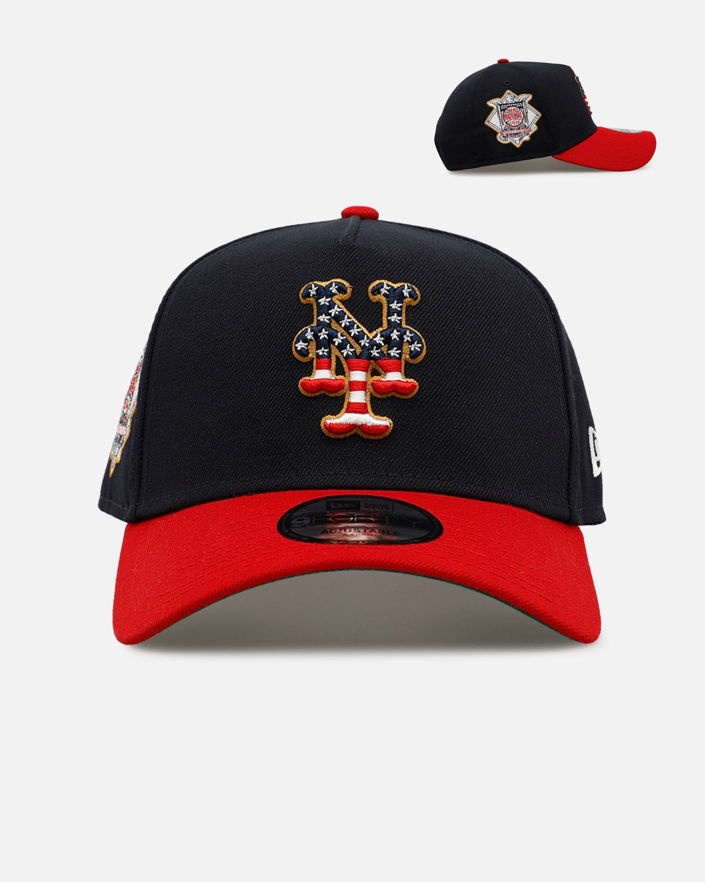 New Era New York Mets Fourth Of July 9FORTY A - Frame Snapback Navy/Red