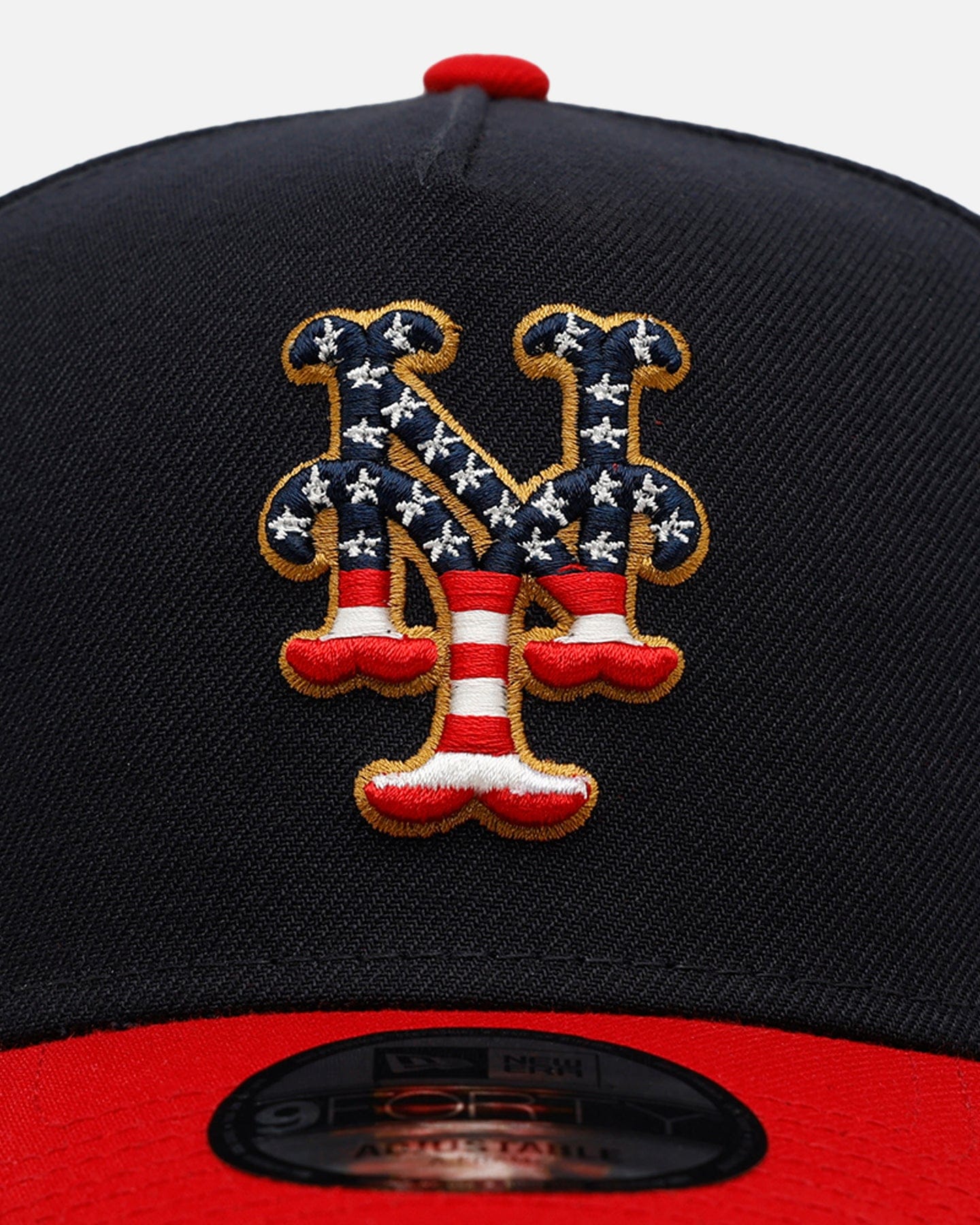 New Era New York Mets Fourth Of July 9FORTY A - Frame Snapback Navy/Red