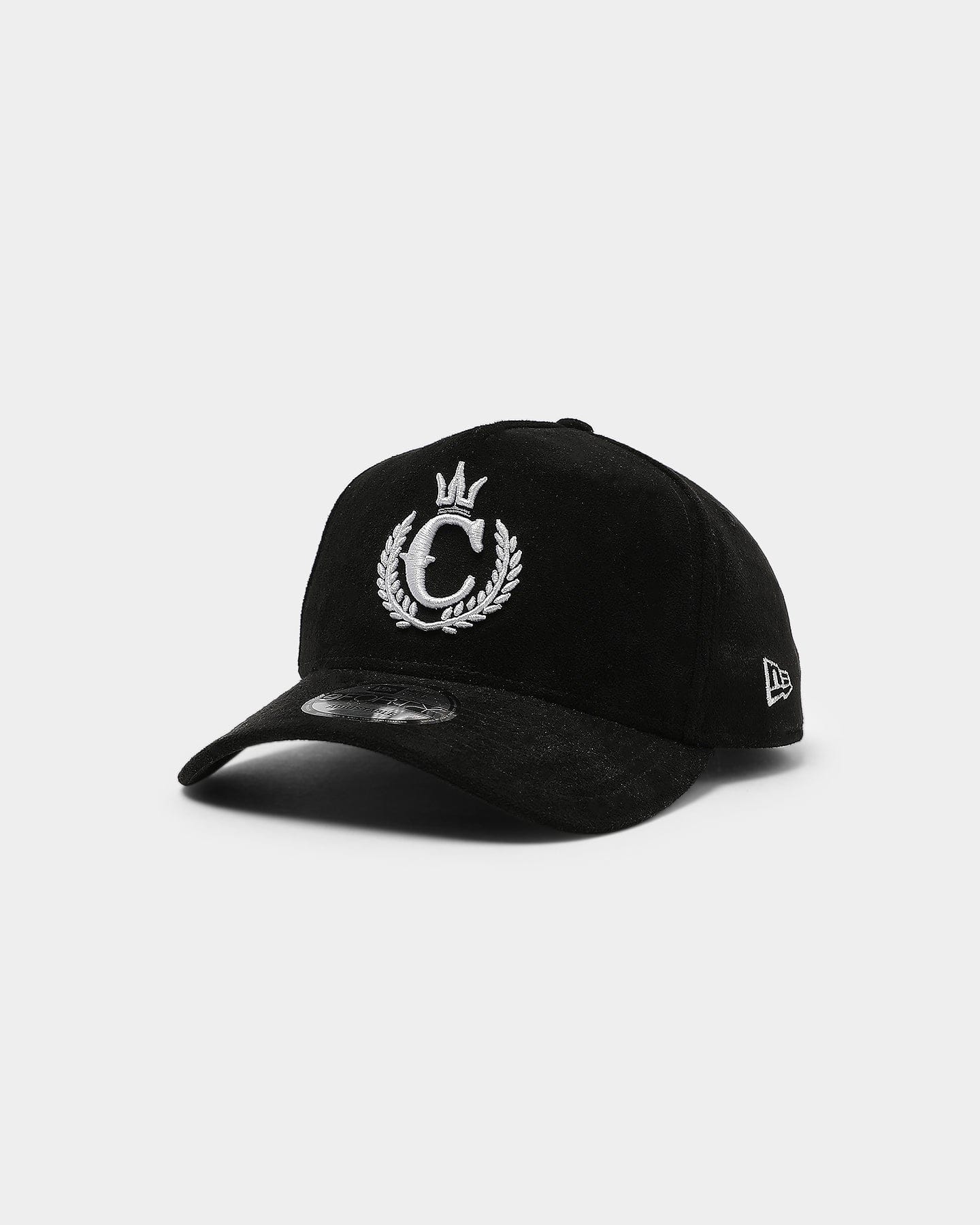 New Era x Culture Kings 9FORTY A - Frame Snapback Suede Black