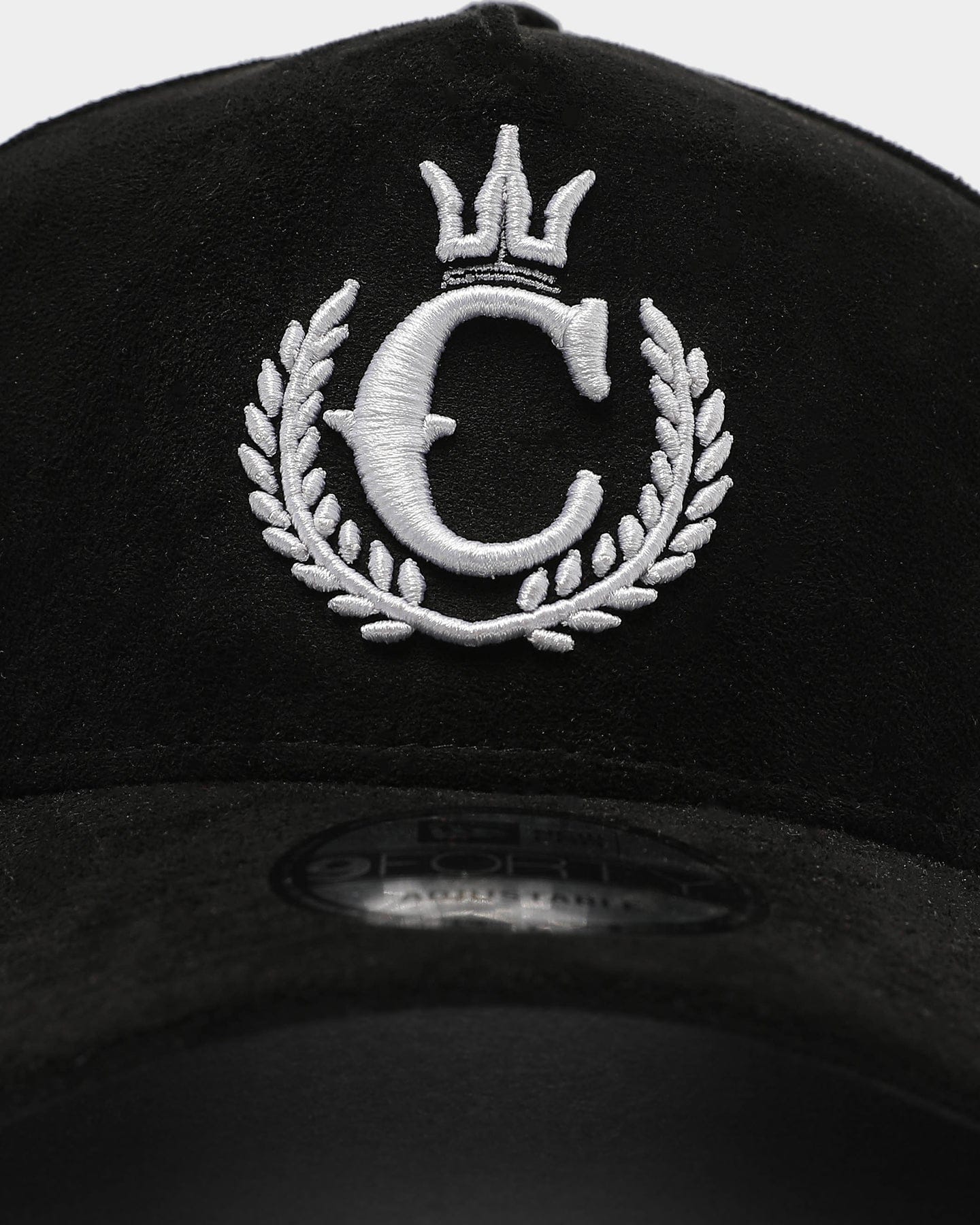 New Era x Culture Kings 9FORTY A - Frame Snapback Suede Black