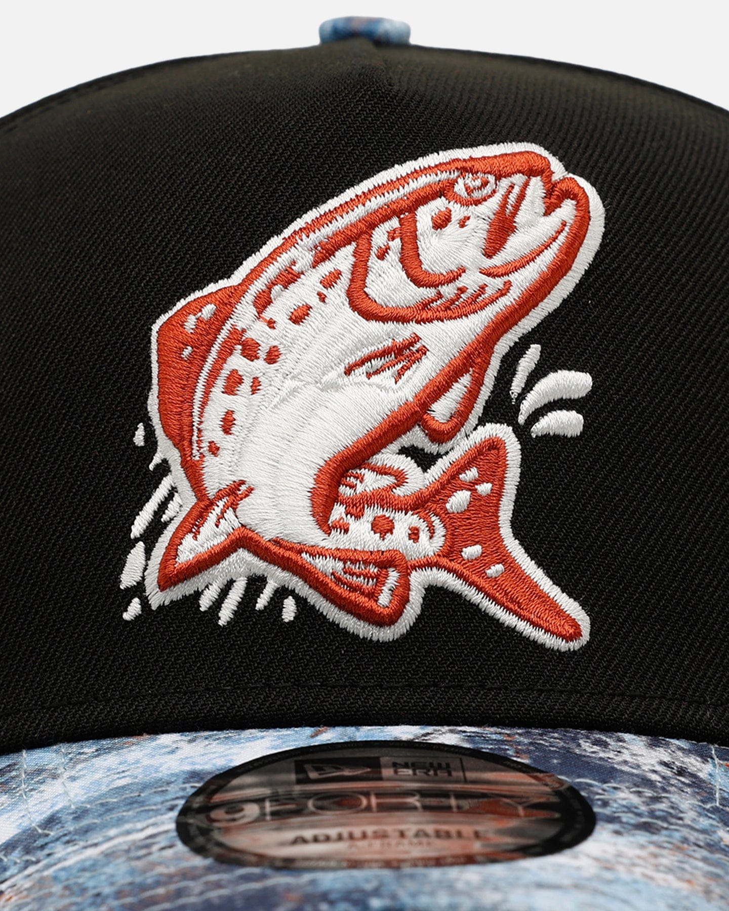 New Era Spokane Indians Earth Camo 9FORTY A - Frame Snapback Black