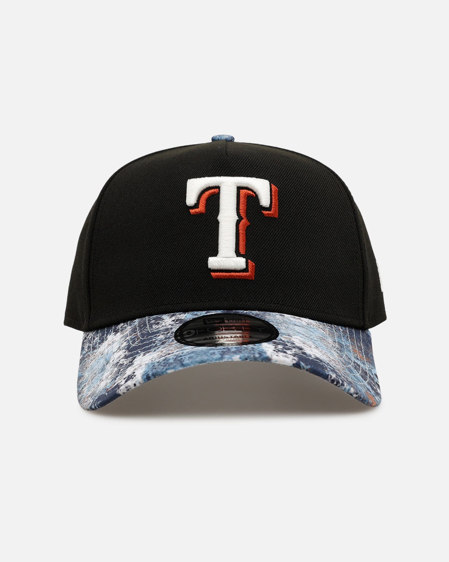 New Era Texas Rangers Earth Camo 9FORTY A - Frame Snapback Black