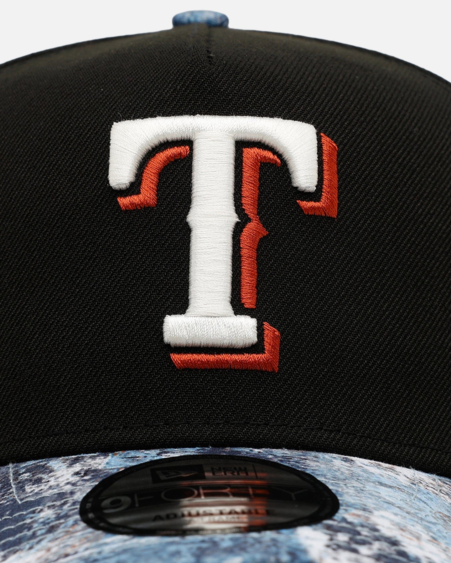 New Era Texas Rangers Earth Camo 9FORTY A - Frame Snapback Black