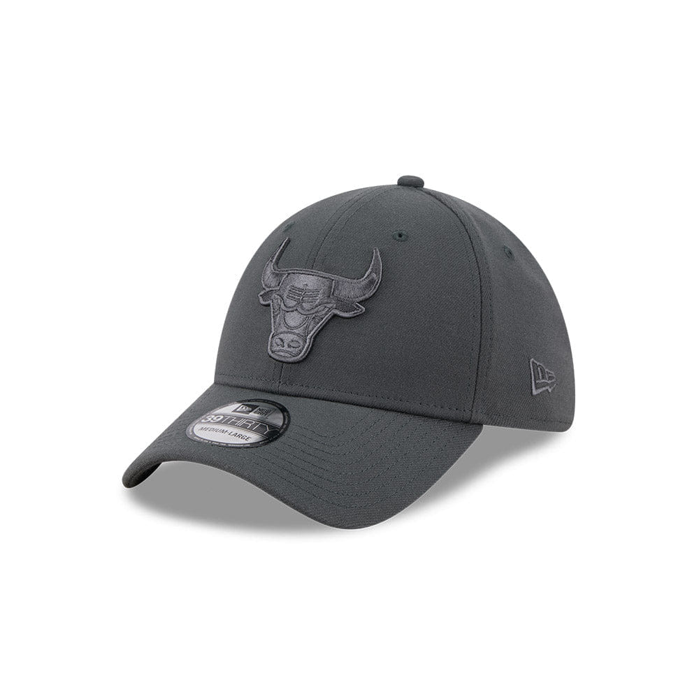 New Era Chicago Bulls 39Thirty Stretch Fit Cap (Steel Tonal)