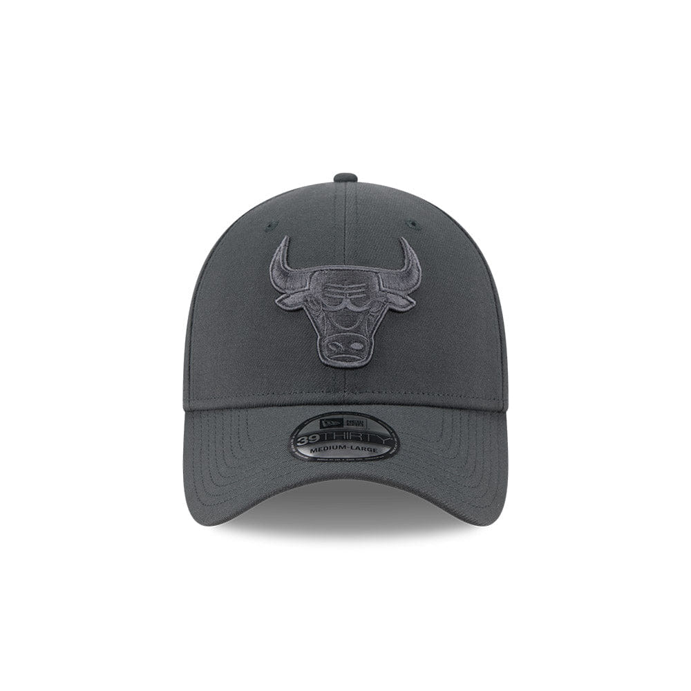 New Era Chicago Bulls 39Thirty Stretch Fit Cap (Steel Tonal)