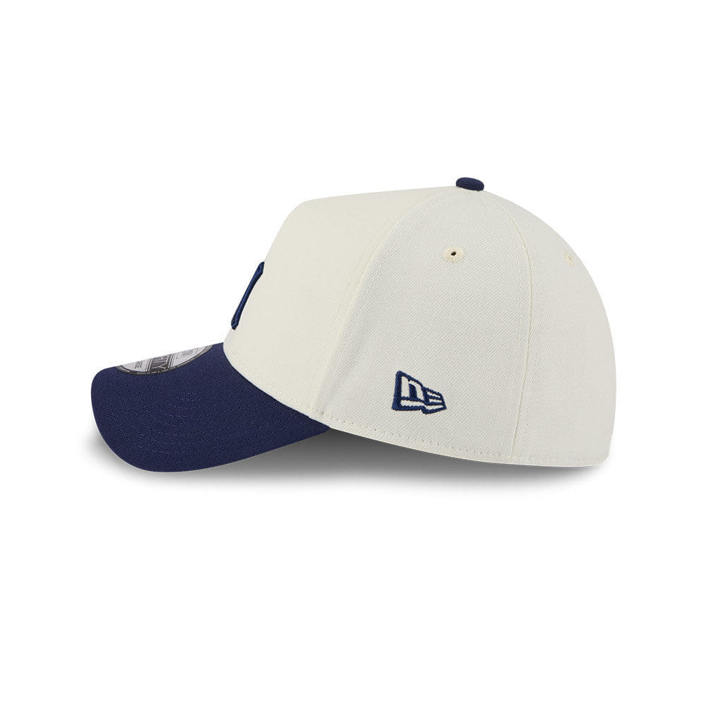 New Era N.Y Yankees 39Thirty A - Frame Stretch - Fit Cap (Cream/Navy)