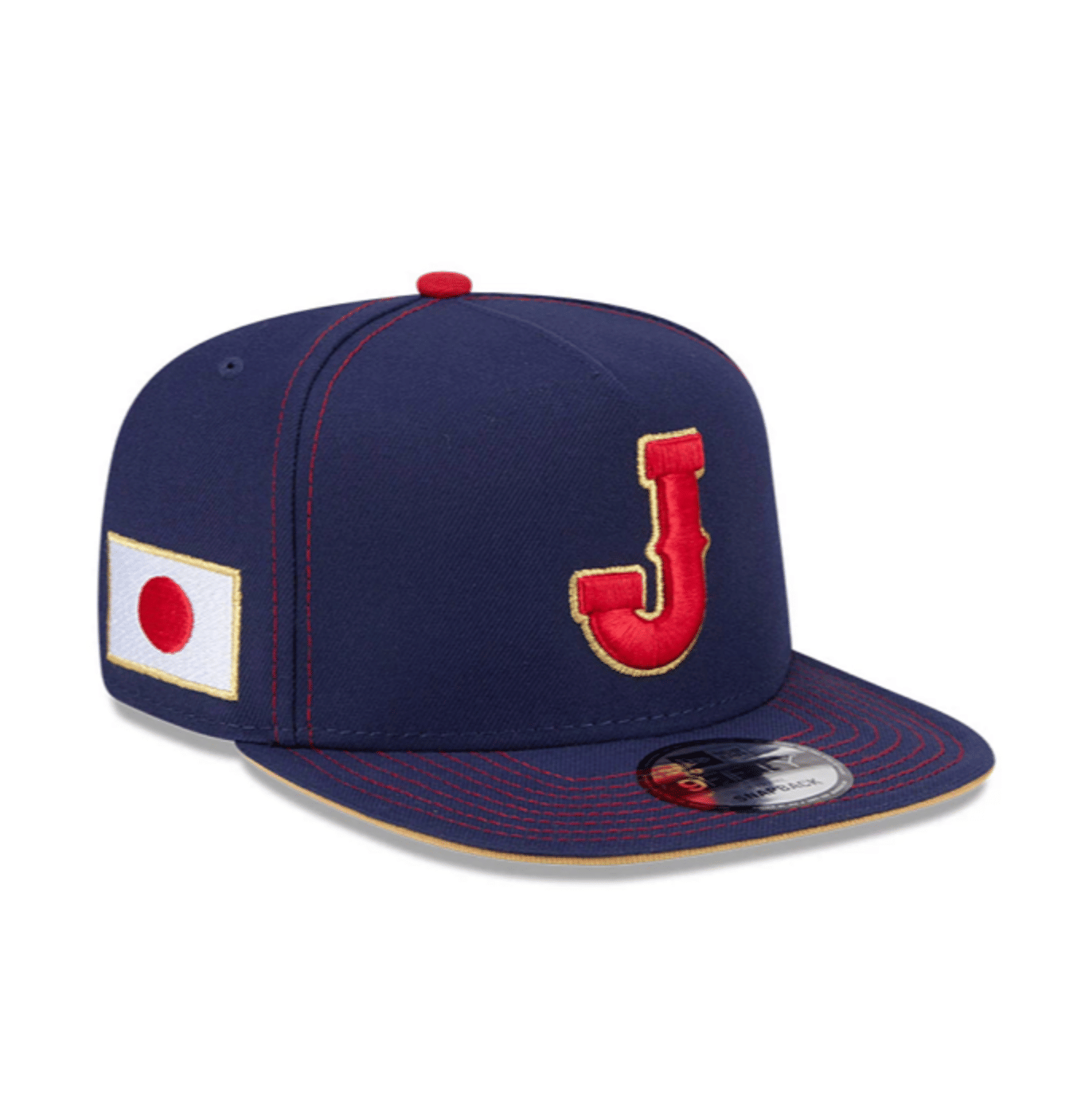New Era Team Japan New Era 2026 World Baseball Classic Navy 9Fifty A Frame Snapback Hat