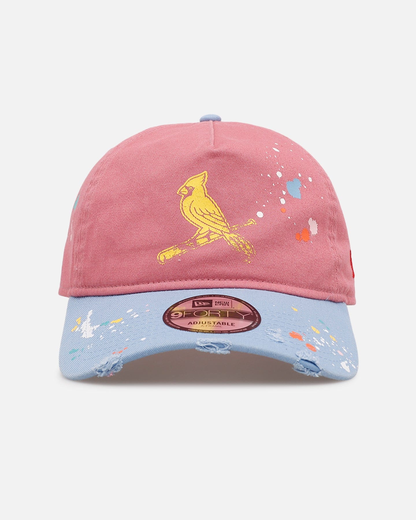 New Era St. Louis Cardinals Seasoned 9FORTY A - Frame Strapback Pink/Blue