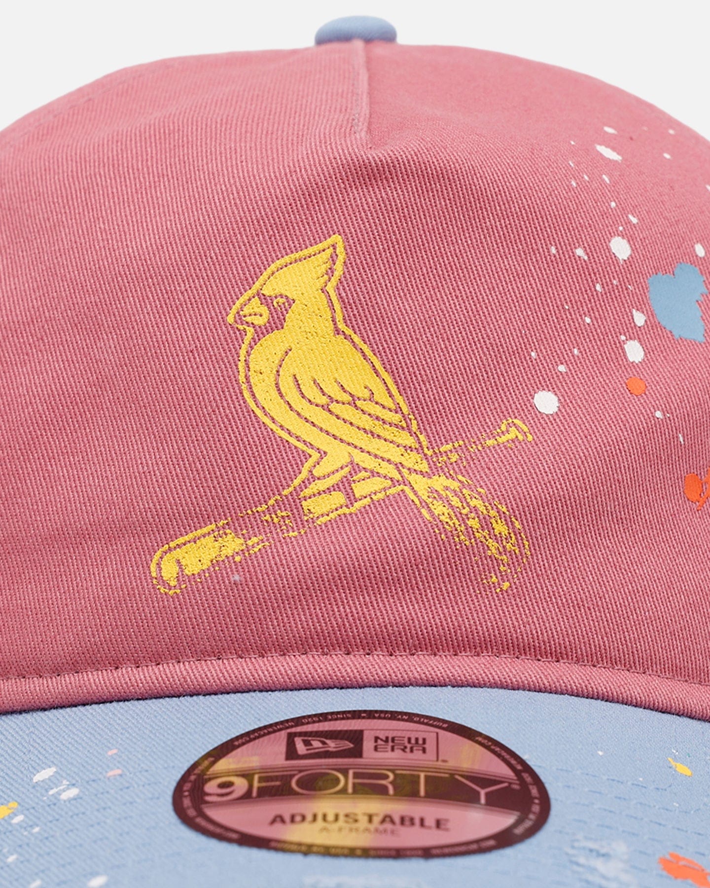 New Era St. Louis Cardinals Seasoned 9FORTY A - Frame Strapback Pink/Blue