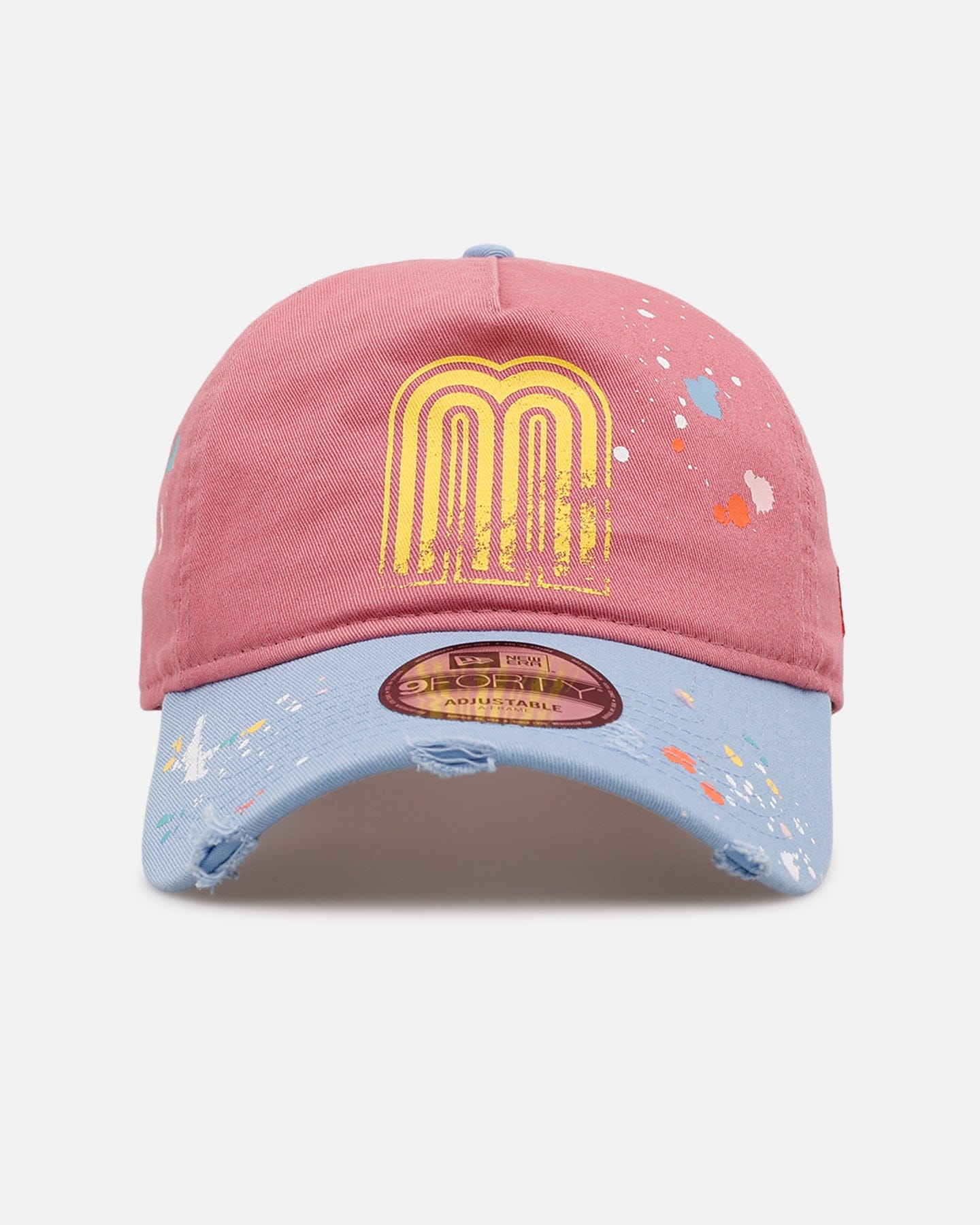 New Era Mexico National Baseball Team Seasoned 9FORTY A - Frame Strapback Pink/Blue