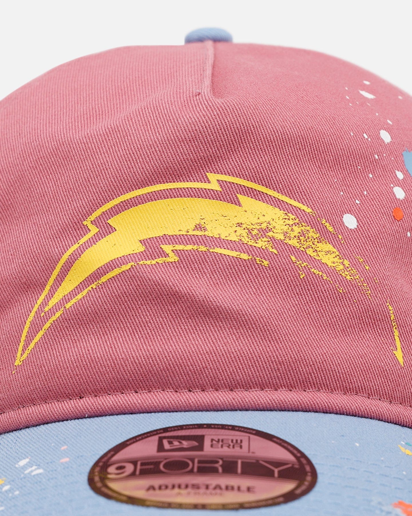 New Era Los Angeles Chargers Seasoned 9FORTY A - Frame Strapback Pink/Blue