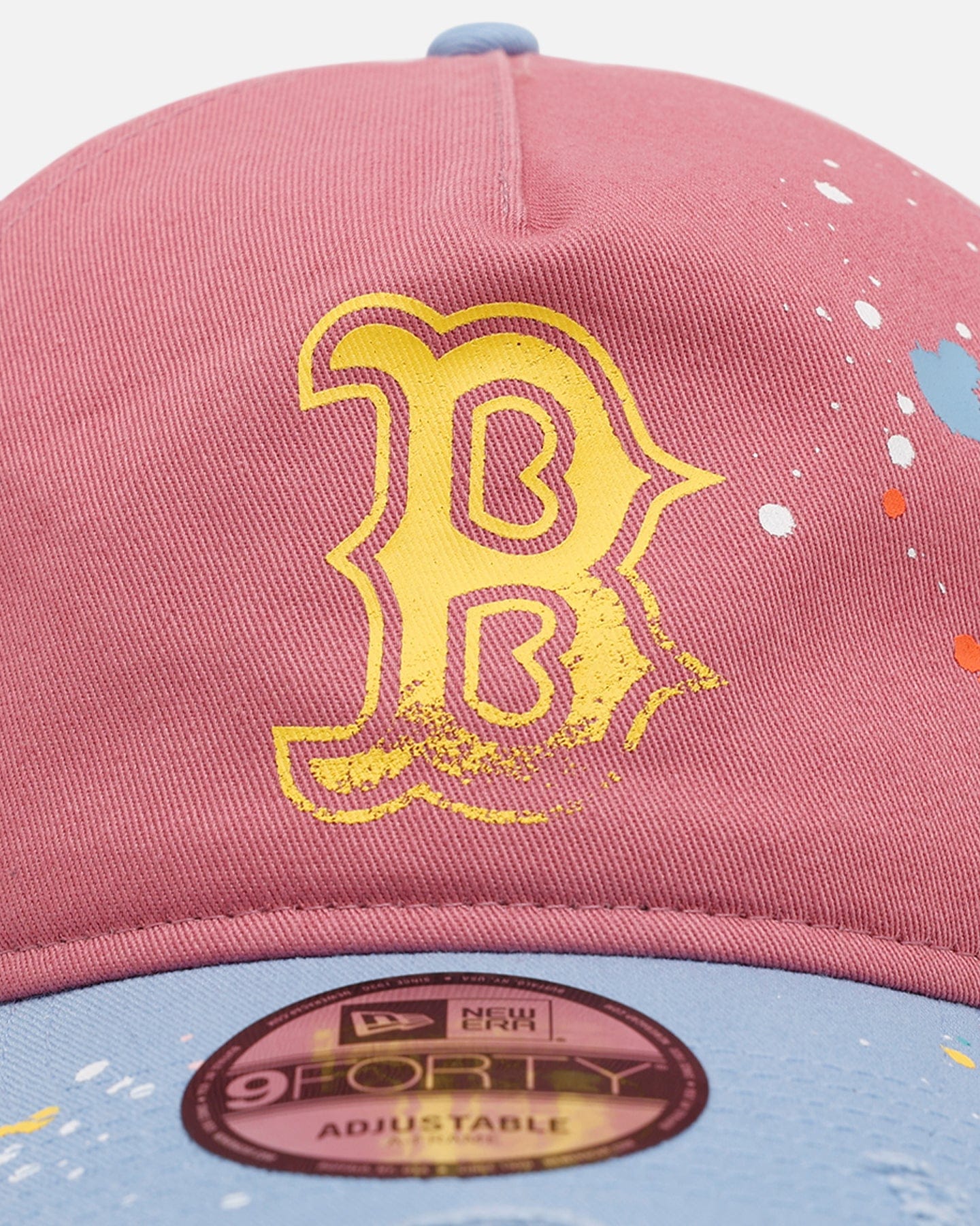 New Era Boston Red Sox Seasoned 9FORTY A - Frame Strapback Pink/Blue