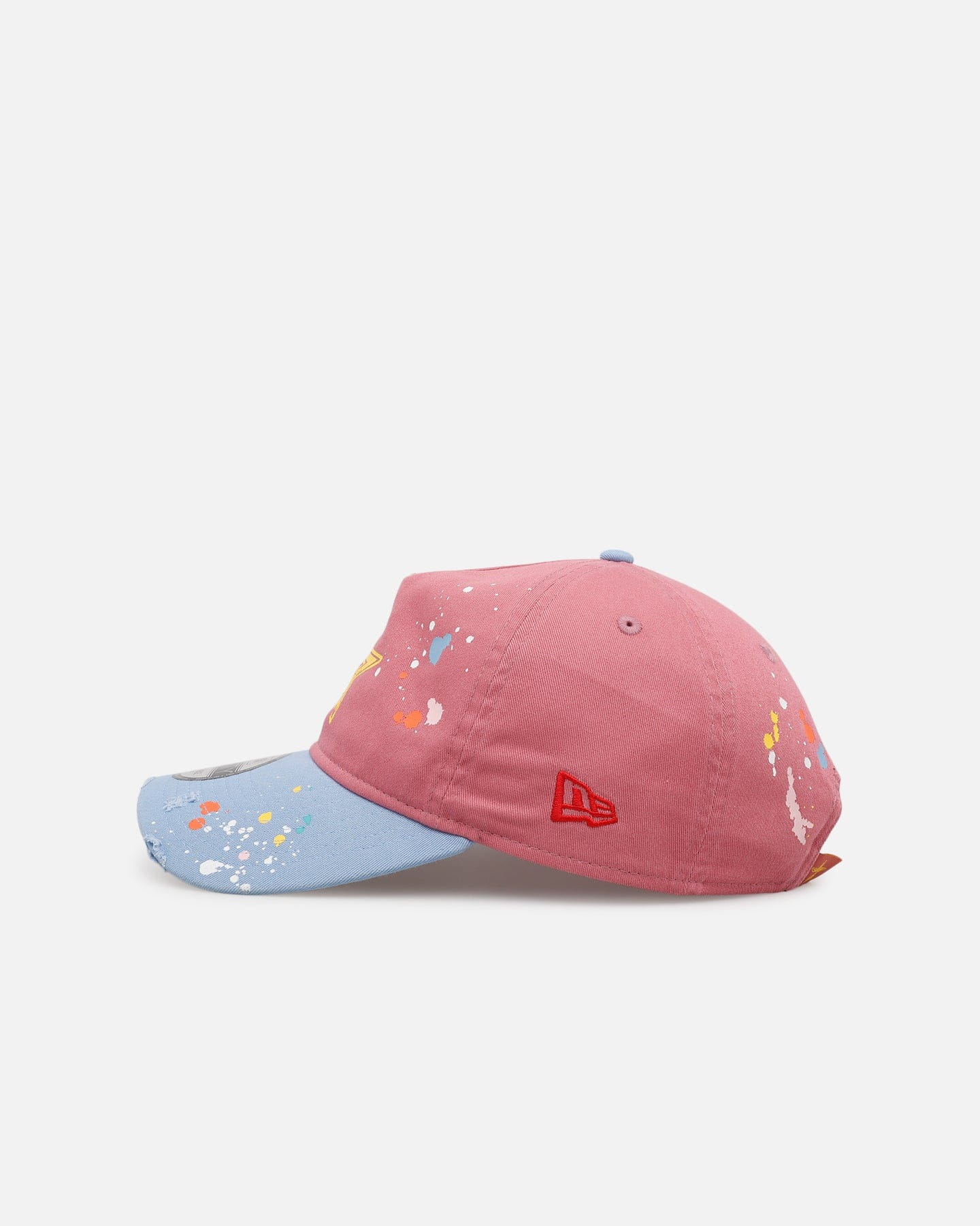 New Era Houston Astros Seasoned 9FORTY A - Frame Strapback Pink/Blue