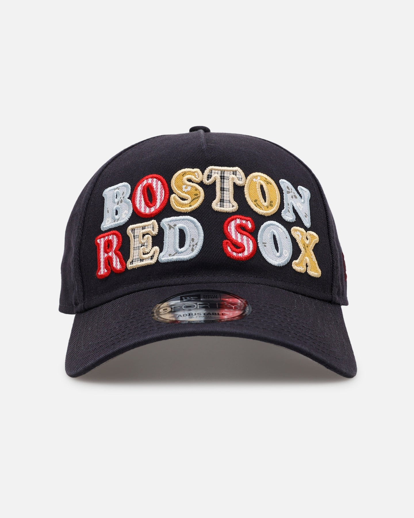 New Era Boston Red Sox Fabric Shop 9FORTY A - Frame Snapback Navy