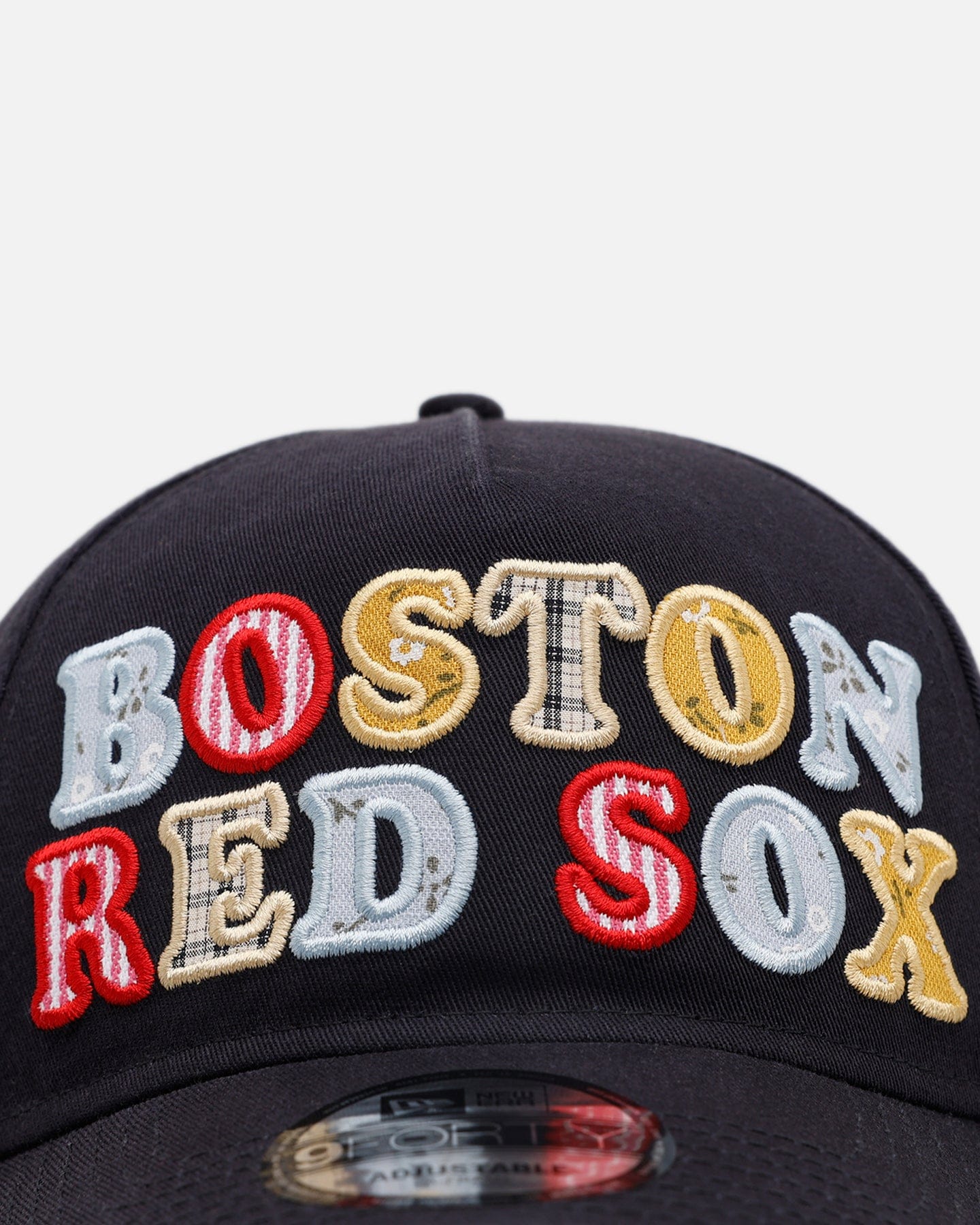 New Era Boston Red Sox Fabric Shop 9FORTY A - Frame Snapback Navy