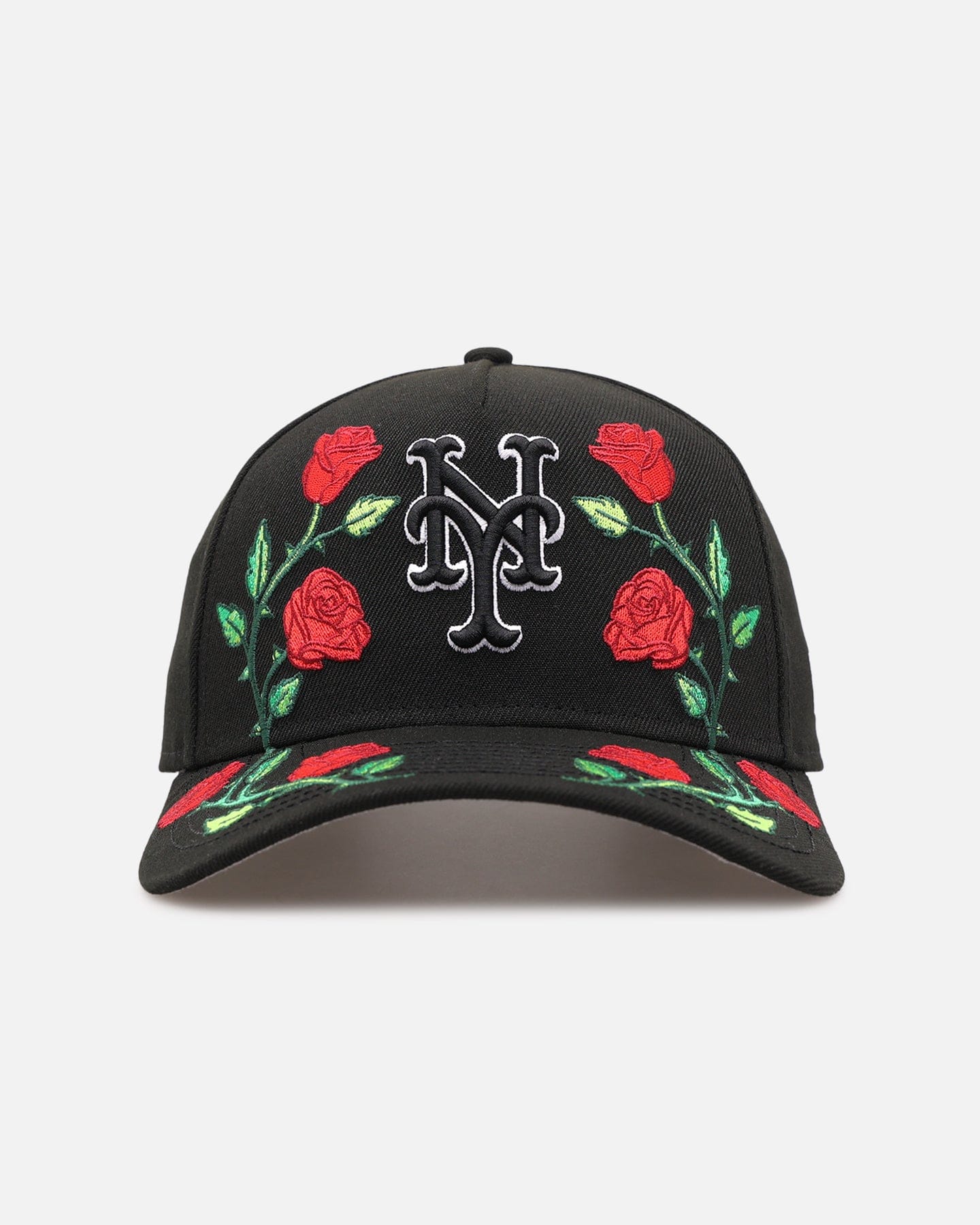 New Era New York Mets Garden 9FORTY A - Frame Snapback Black