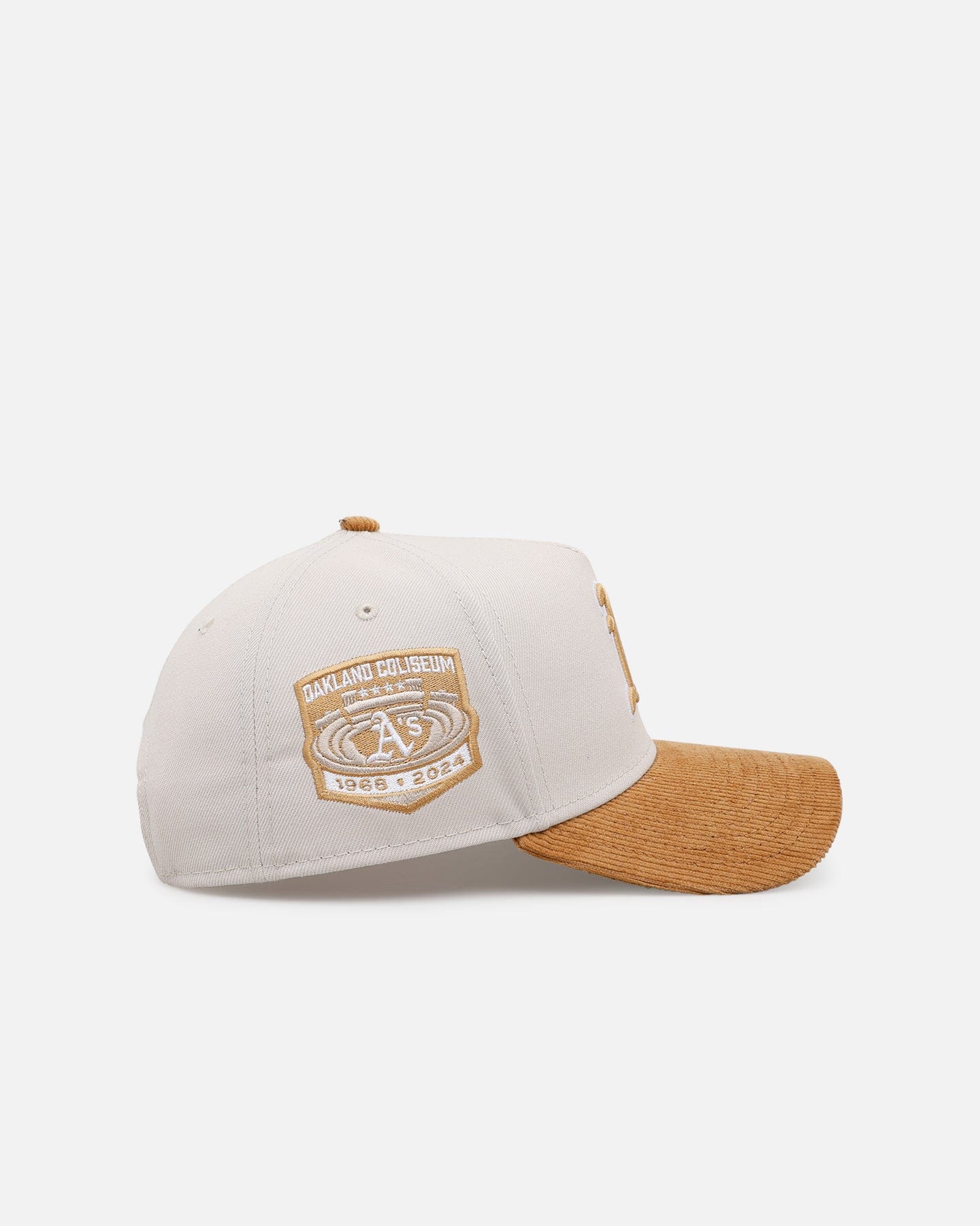 New Era Oakland Athletics Honey Pot 9FORTY A - Frame Snapback Stone/Wheat