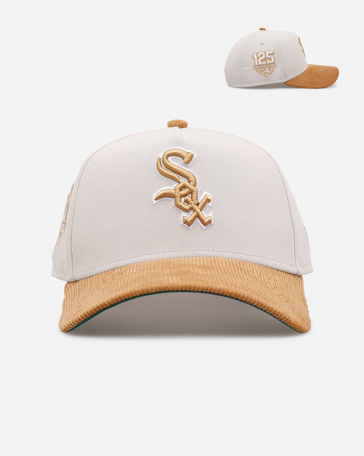 New Era Chicago White Sox Honey Pot 9FORTY A - Frame Snapback Stone/Wheat