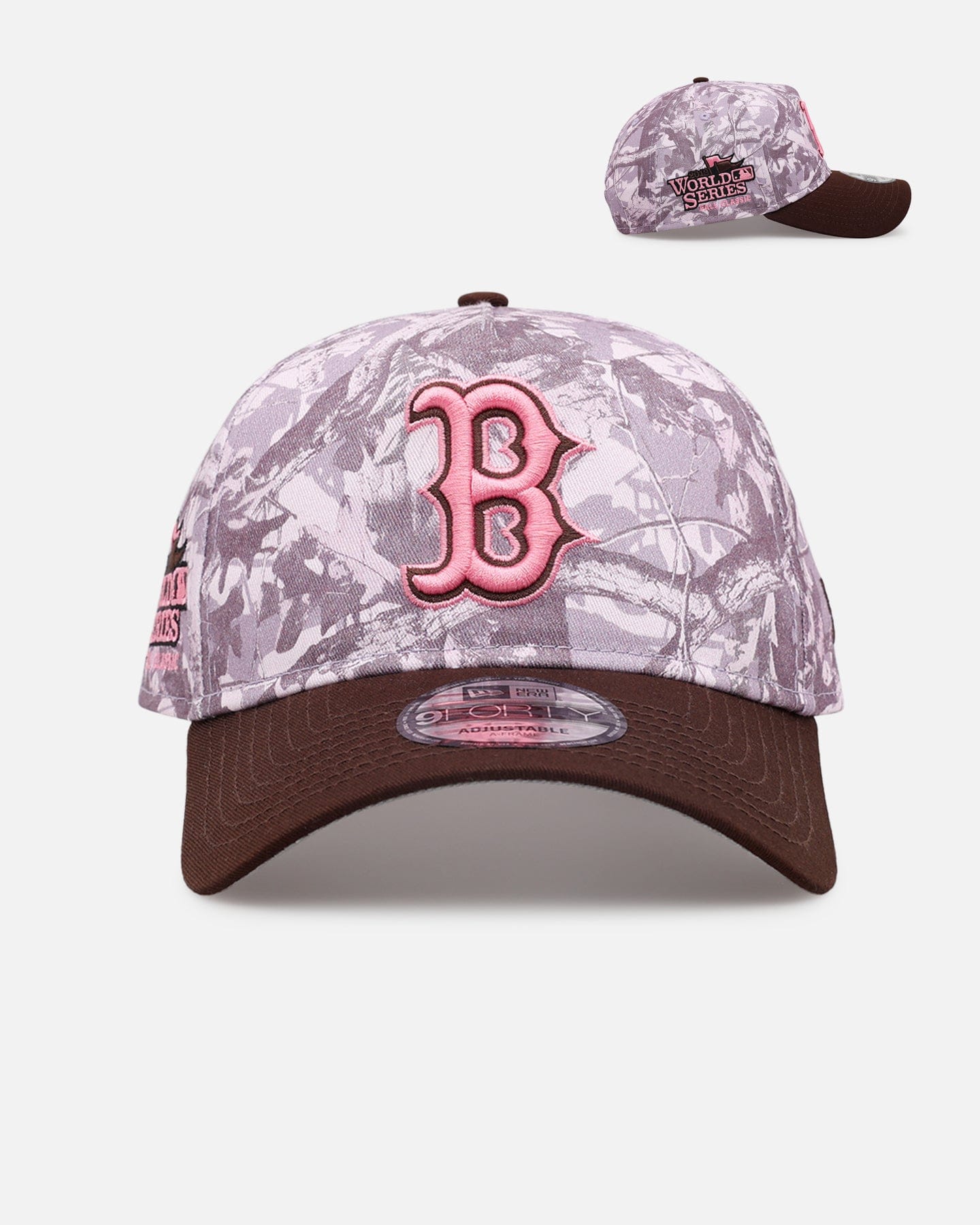 New Era Boston Red Sox Pink Tree Camo 9FORTY A - Frame Snapback Pink