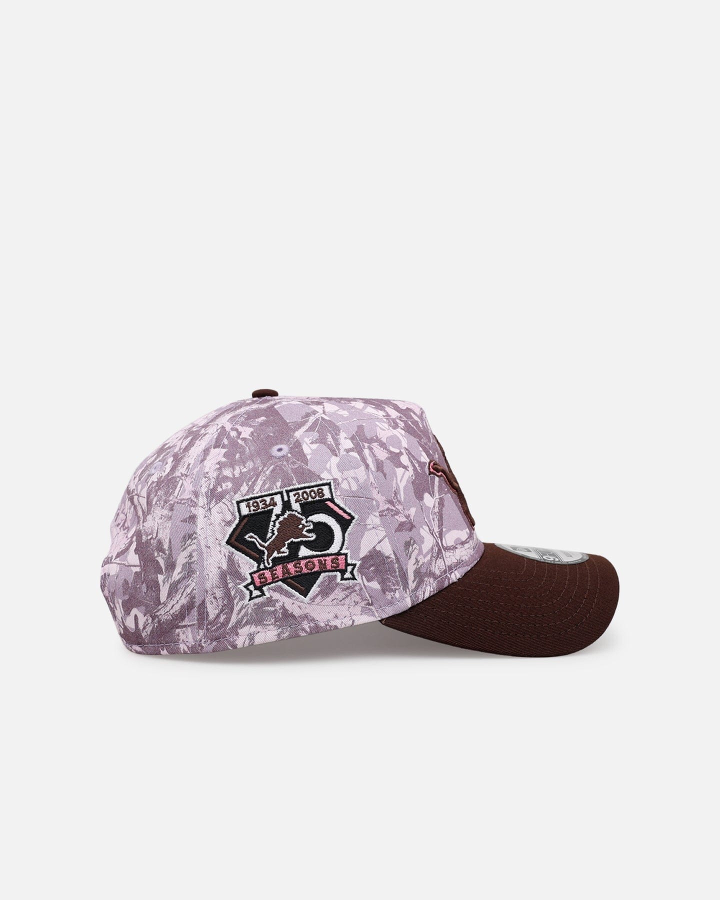 New Era Detroit Lions Pink Tree Camo 9FORTY A - Frame Snapback Pink
