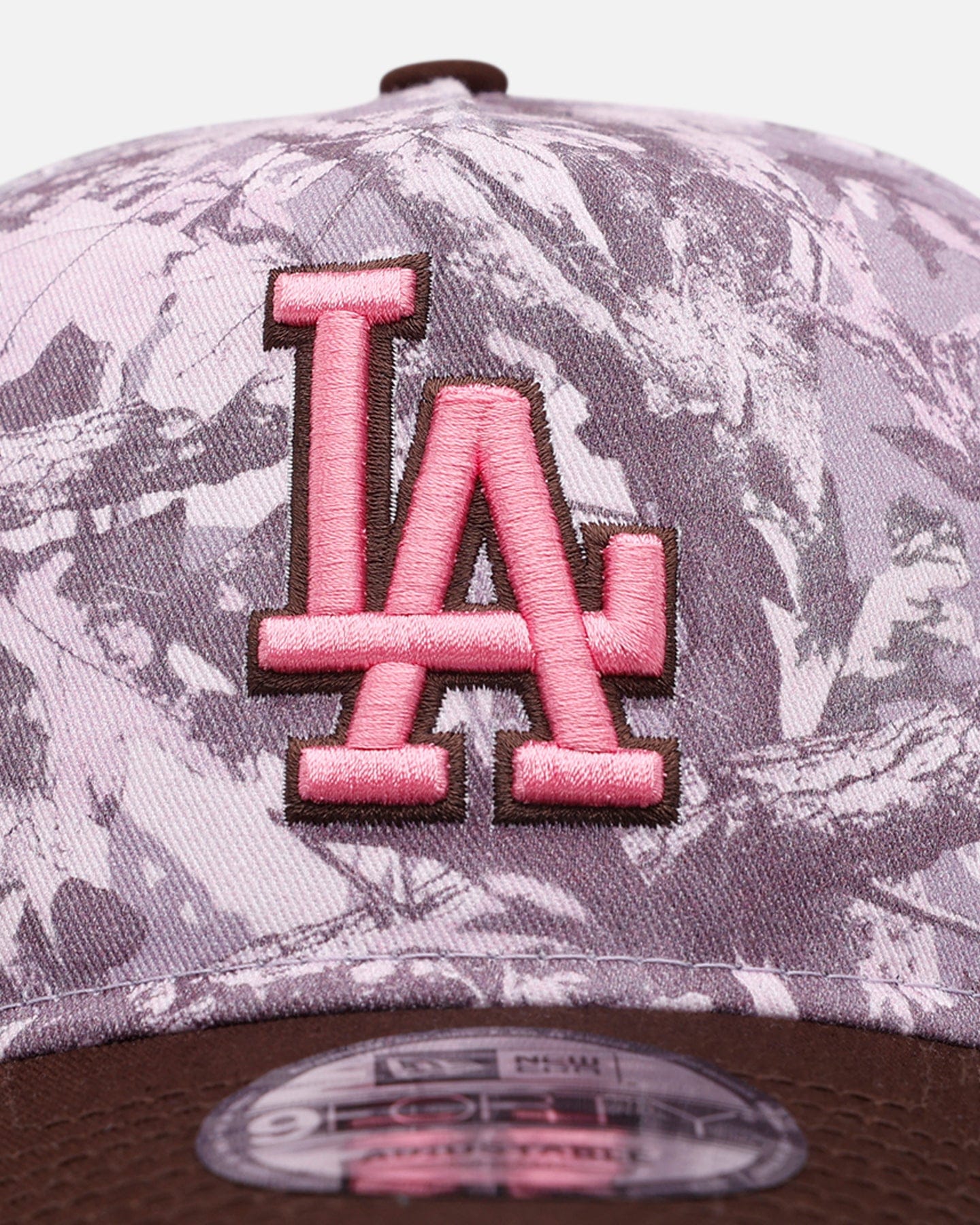 New Era Los Angeles Dodgers Pink Tree Camo 9FORTY A - Frame Snapback Pink