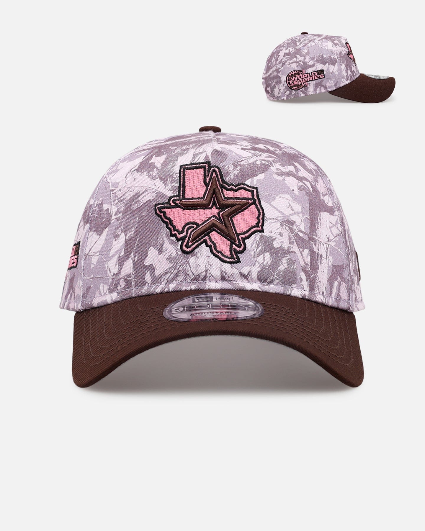 New Era Houston Astros Pink Tree Camo 9FORTY A - Frame Snapback Pink