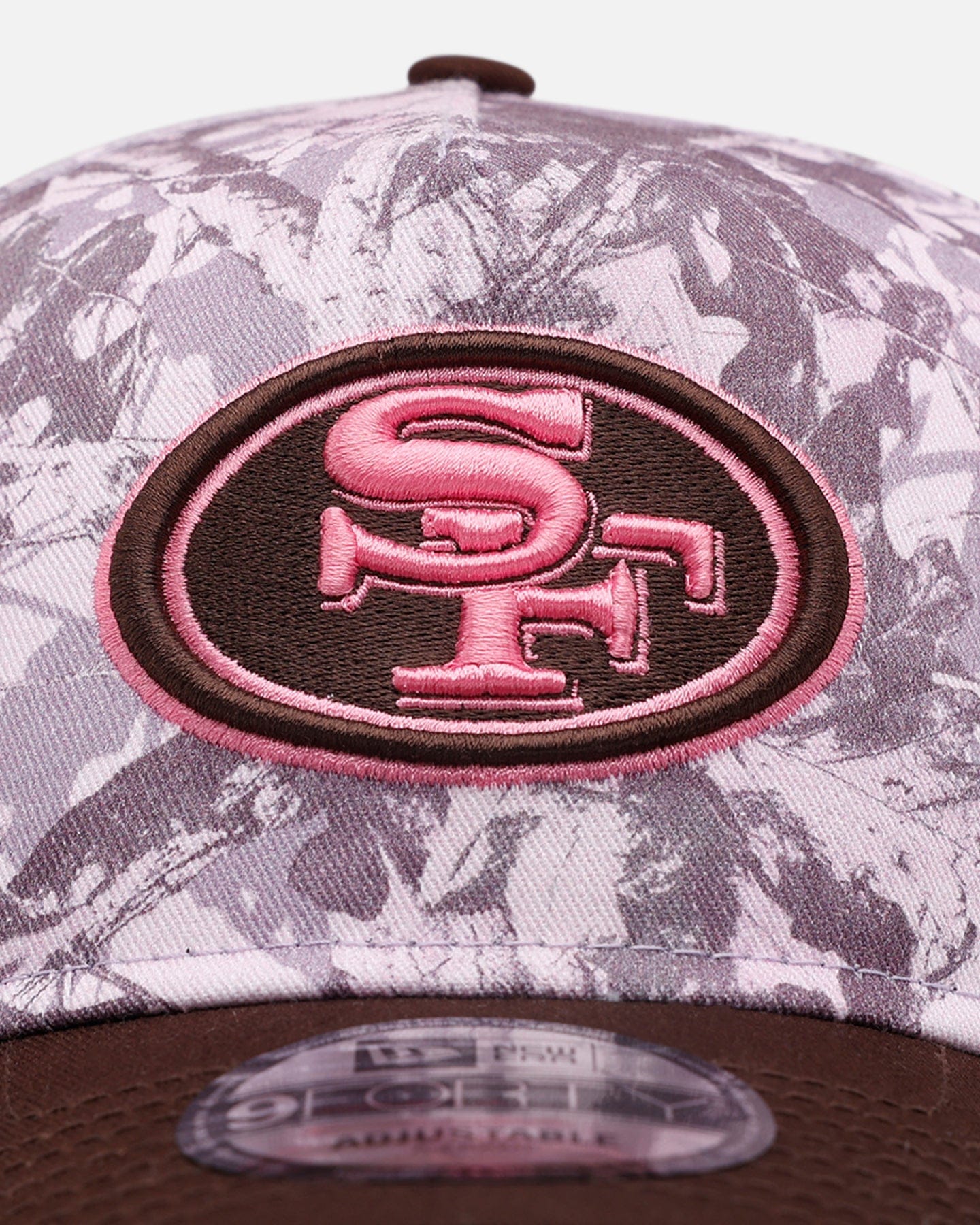 New Era San Francisco 49ers Pink Tree Camo 9FORTY A - Frame Snapback Pink