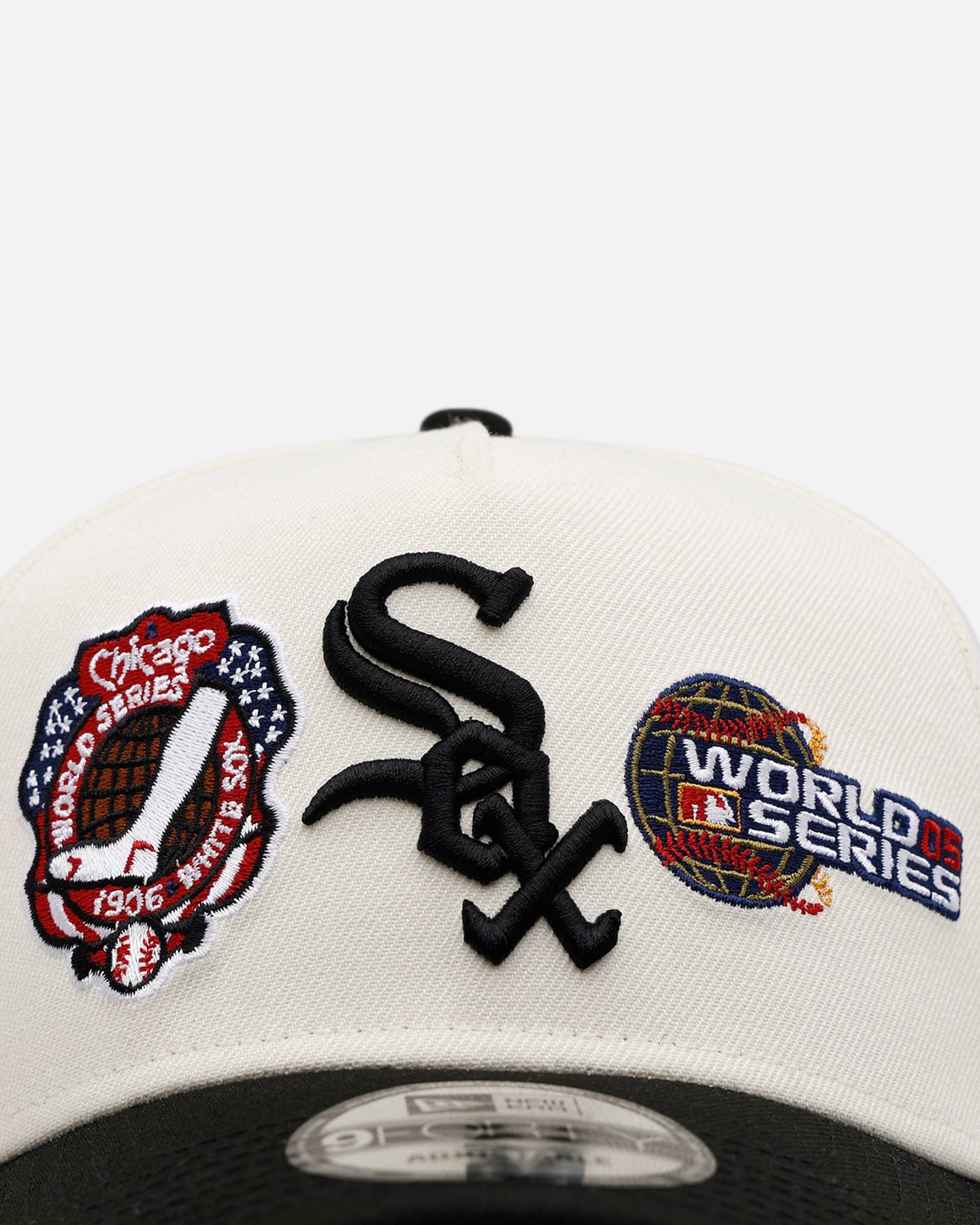New Era Chicago White Sox World Series Logo 9FORTY A - Frame Snapback Chrome