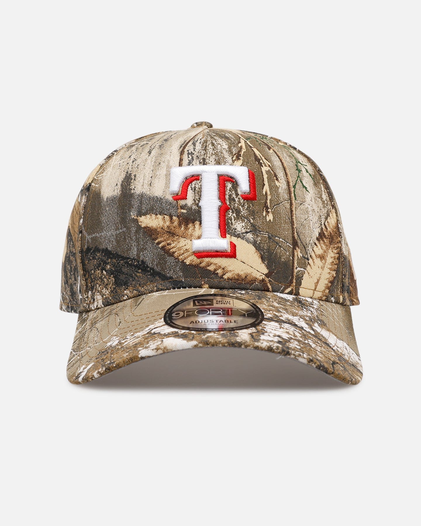 New Era Texas Rangers Great Outdoors Part II 9FORTY A - Frame Snapback Real Tree Camo