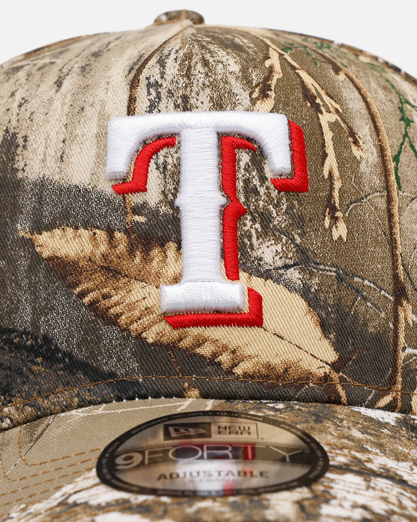 New Era Texas Rangers Great Outdoors Part II 9FORTY A - Frame Snapback Real Tree Camo