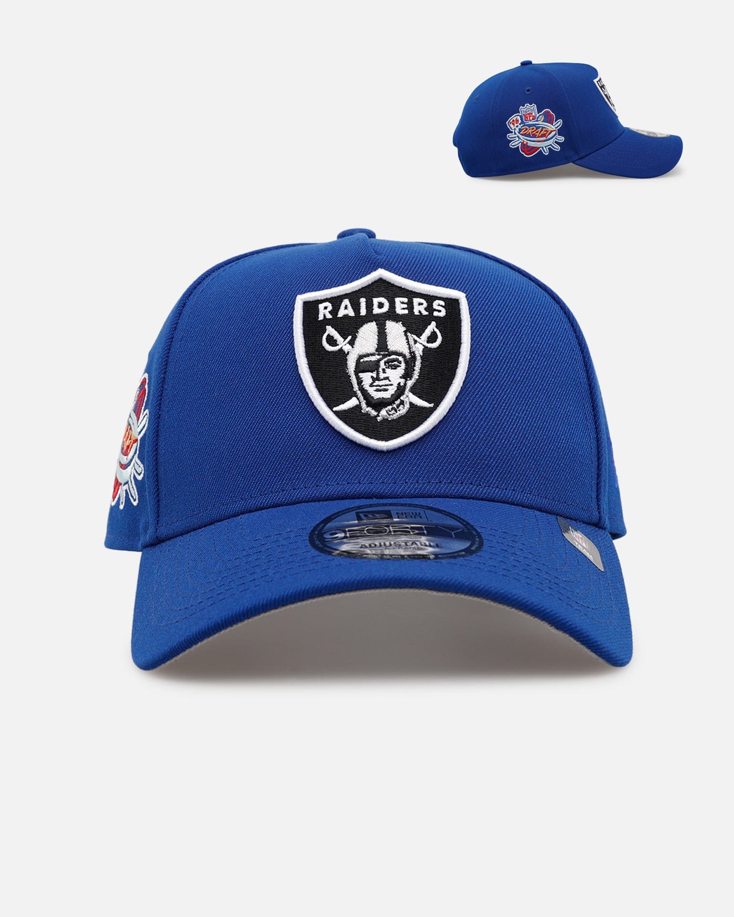 New Era Las Vegas Raiders 1996 NFL Draft 9FORTY A - Frame Snapback Blue