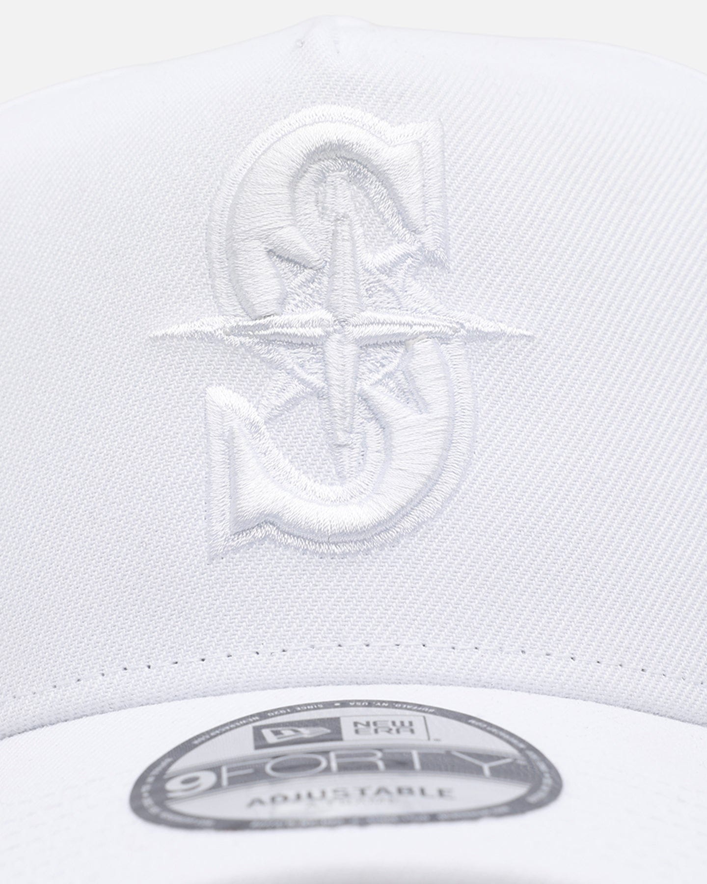 New Era Seattle Mariners Easy White 9FORTY A - Frame Snapback White/White