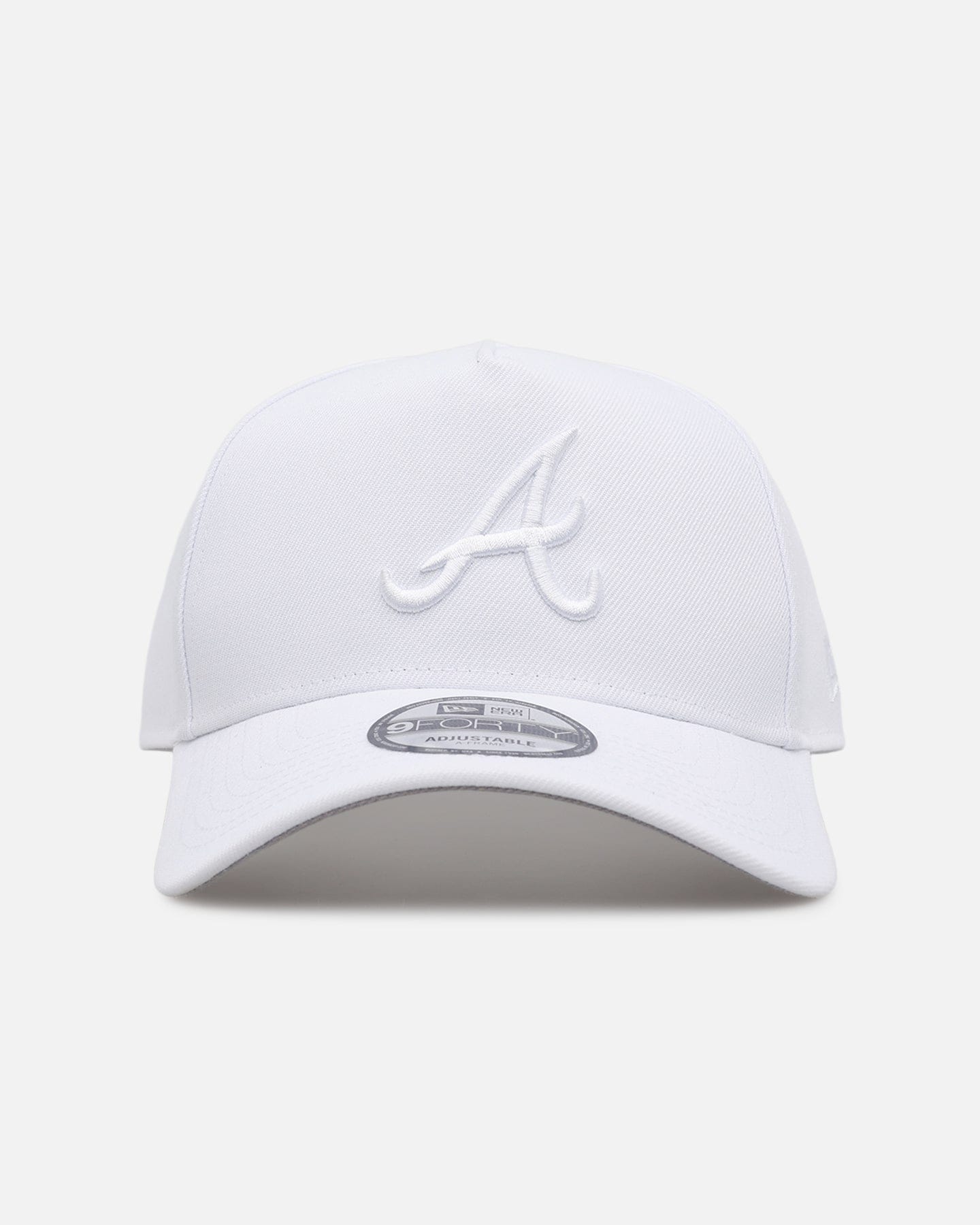 New Era Atlanta Braves Easy White 9FORTY A - Frame Snapback White/White