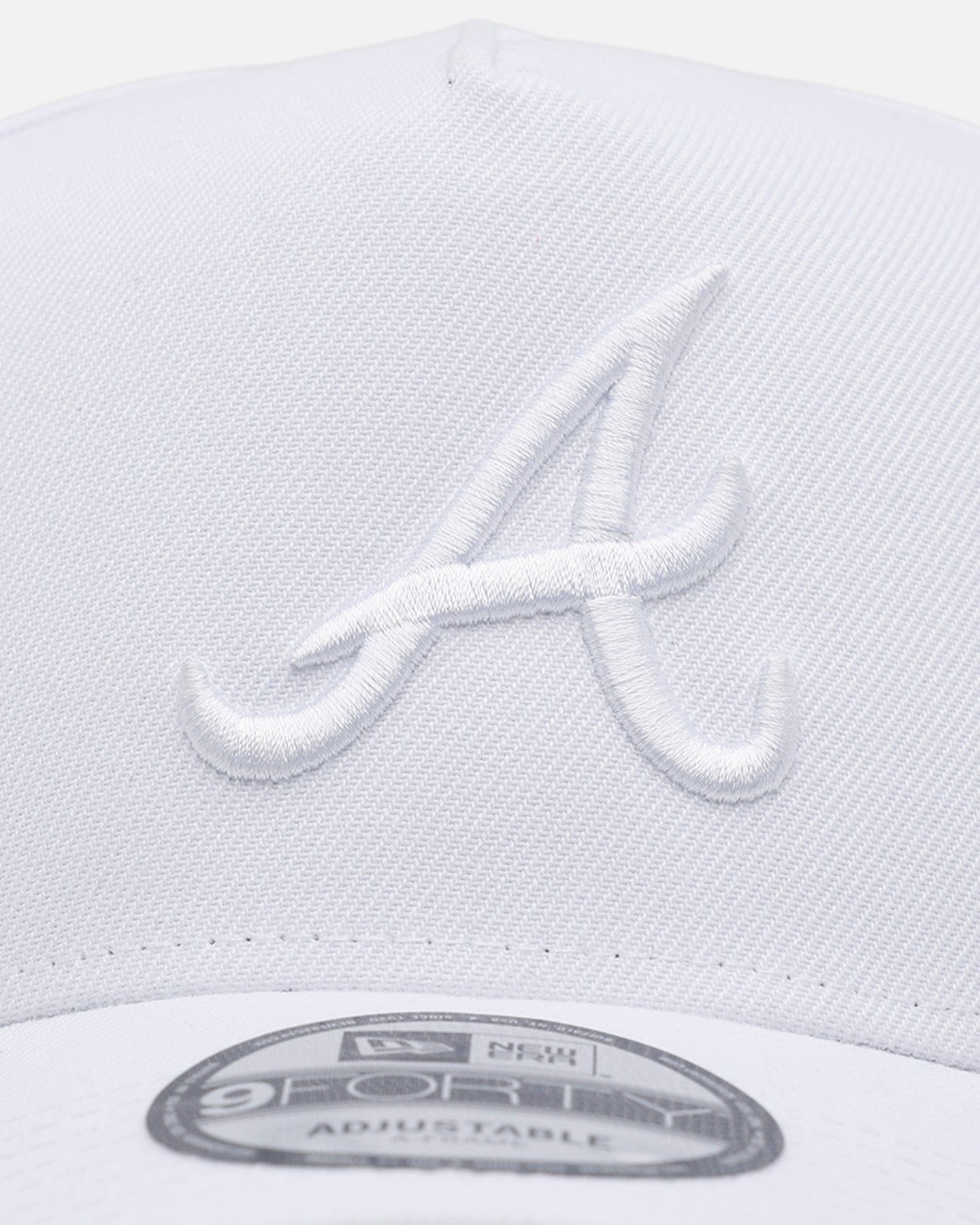 New Era Atlanta Braves Easy White 9FORTY A - Frame Snapback White/White