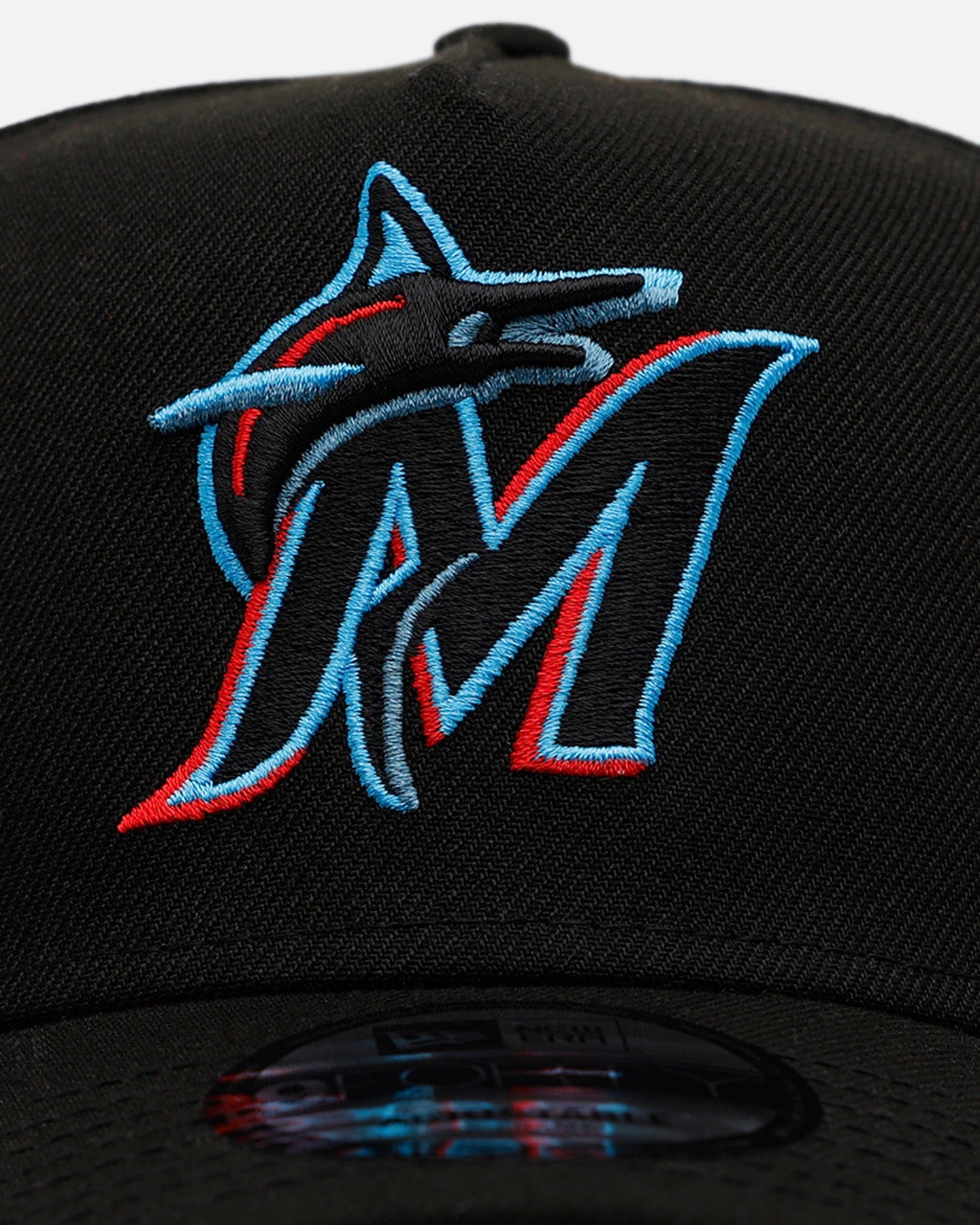 New Era Miami Marlins On Field 9FORTY A - Frame Snapback Official Team Color