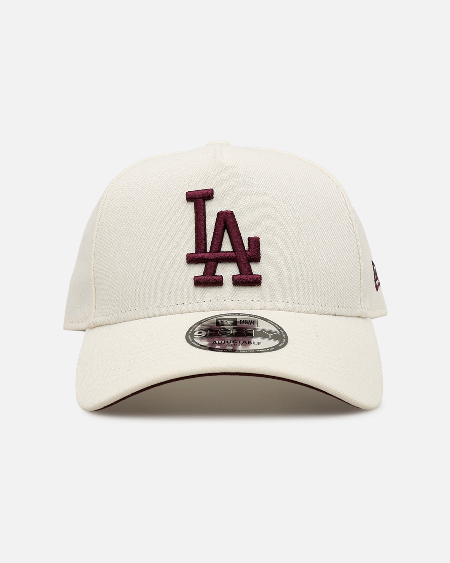 New Era Los Angeles Dodgers Too Clean 2.0 9FORTY A - Frame Snapback Chrome/Maroon