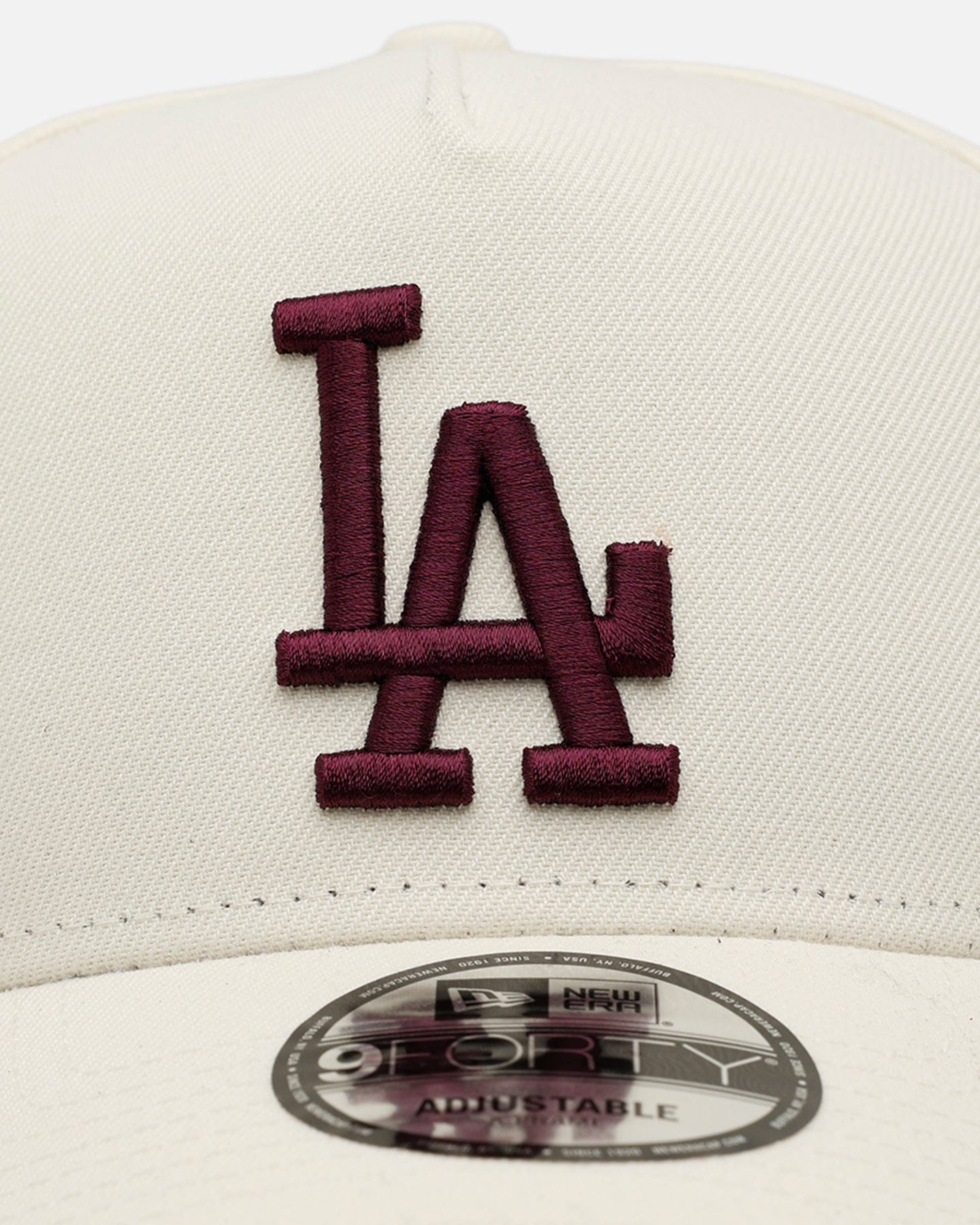 New Era Los Angeles Dodgers Too Clean 2.0 9FORTY A - Frame Snapback Chrome/Maroon