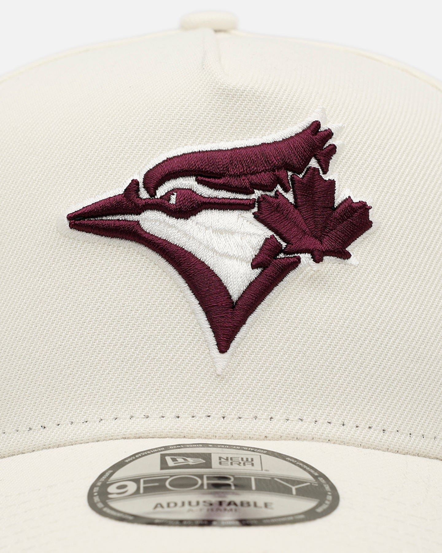 New Era Toronto Blue Jays Too Clean 2.0 9FORTY A - Frame Snapback Chrome/Maroon
