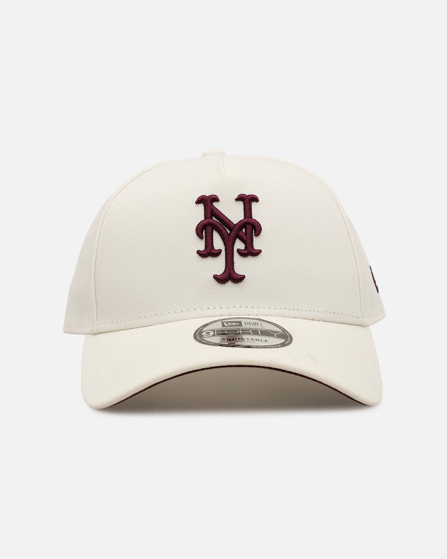 New Era New York Mets Too Clean 2.0 9FORTY A - Frame Snapback Chrome/Maroon