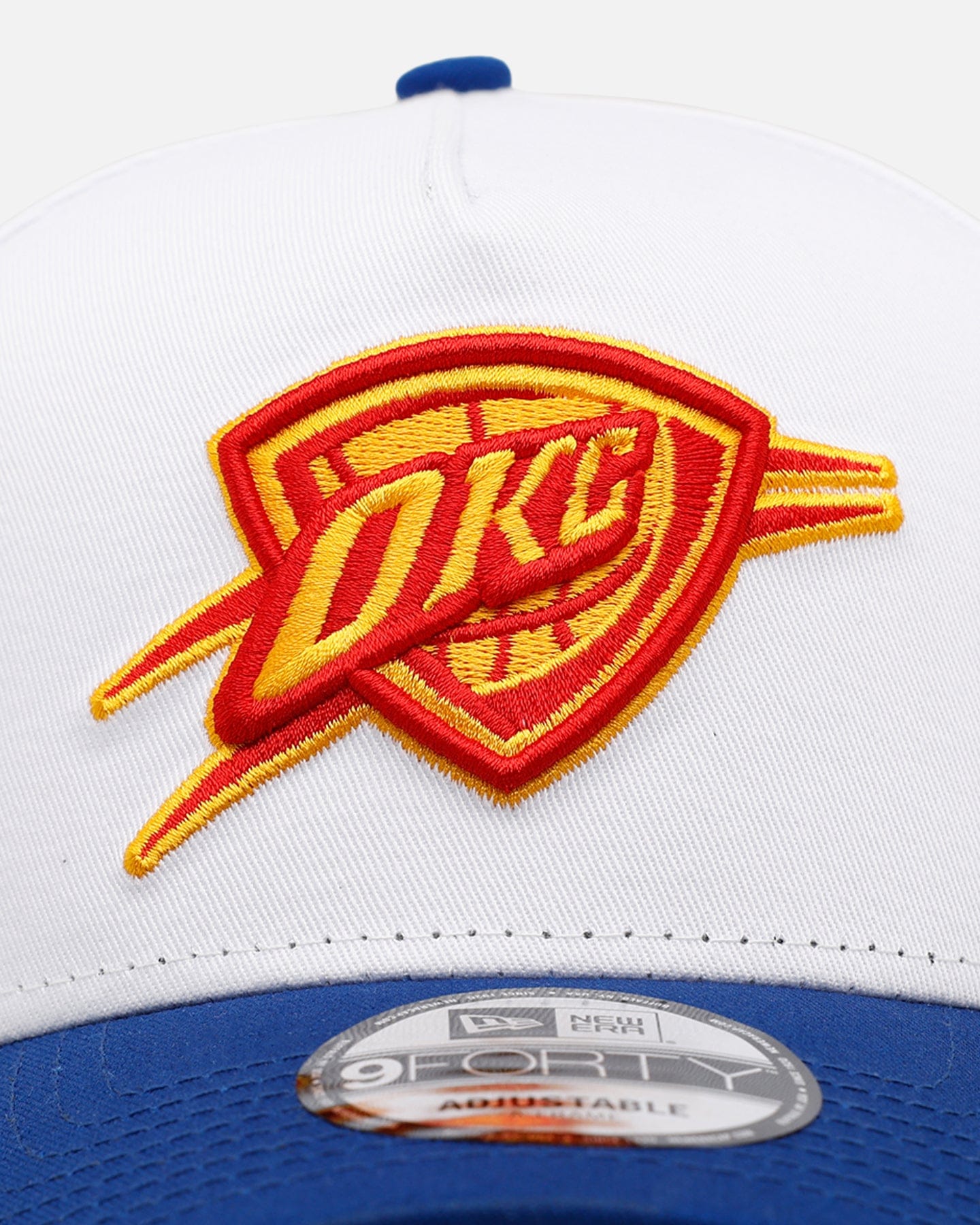 New Era Oklahoma City Thunder Summertime 9FORTY A - Frame Snapback White/Royal