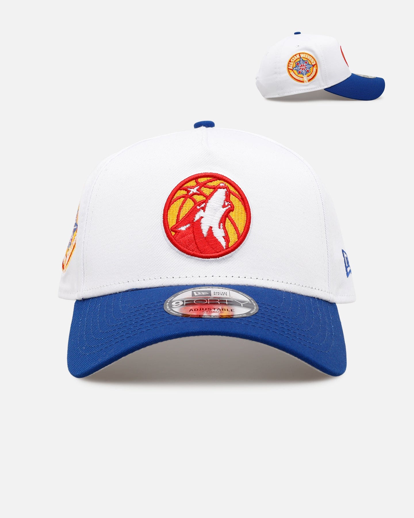 New Era Minnesota Timberwolves Summertime 9FORTY A - Frame Snapback White/Royal