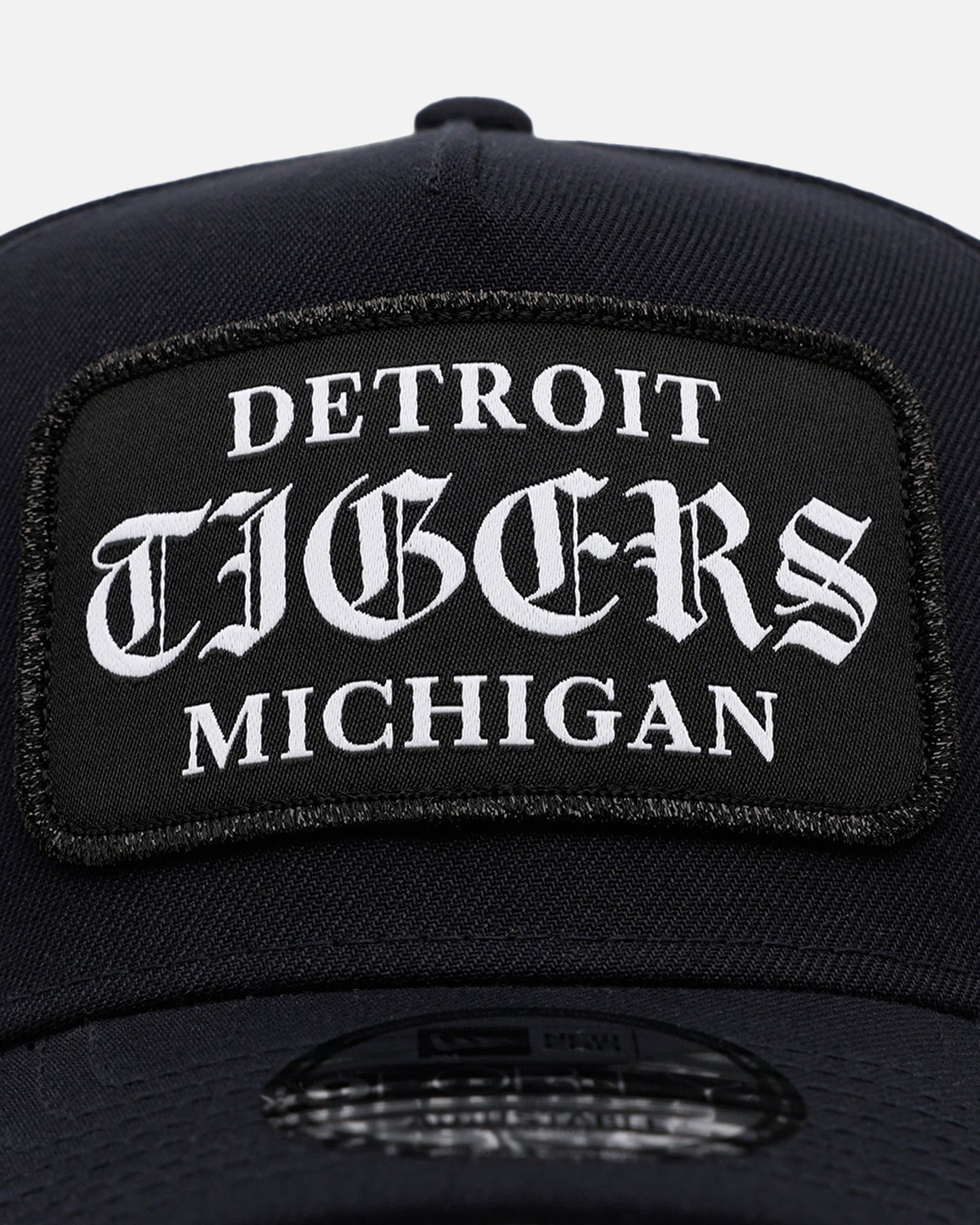 New Era Detroit Tigers Gothic Patch 9FORTY A - Frame Snapback Black