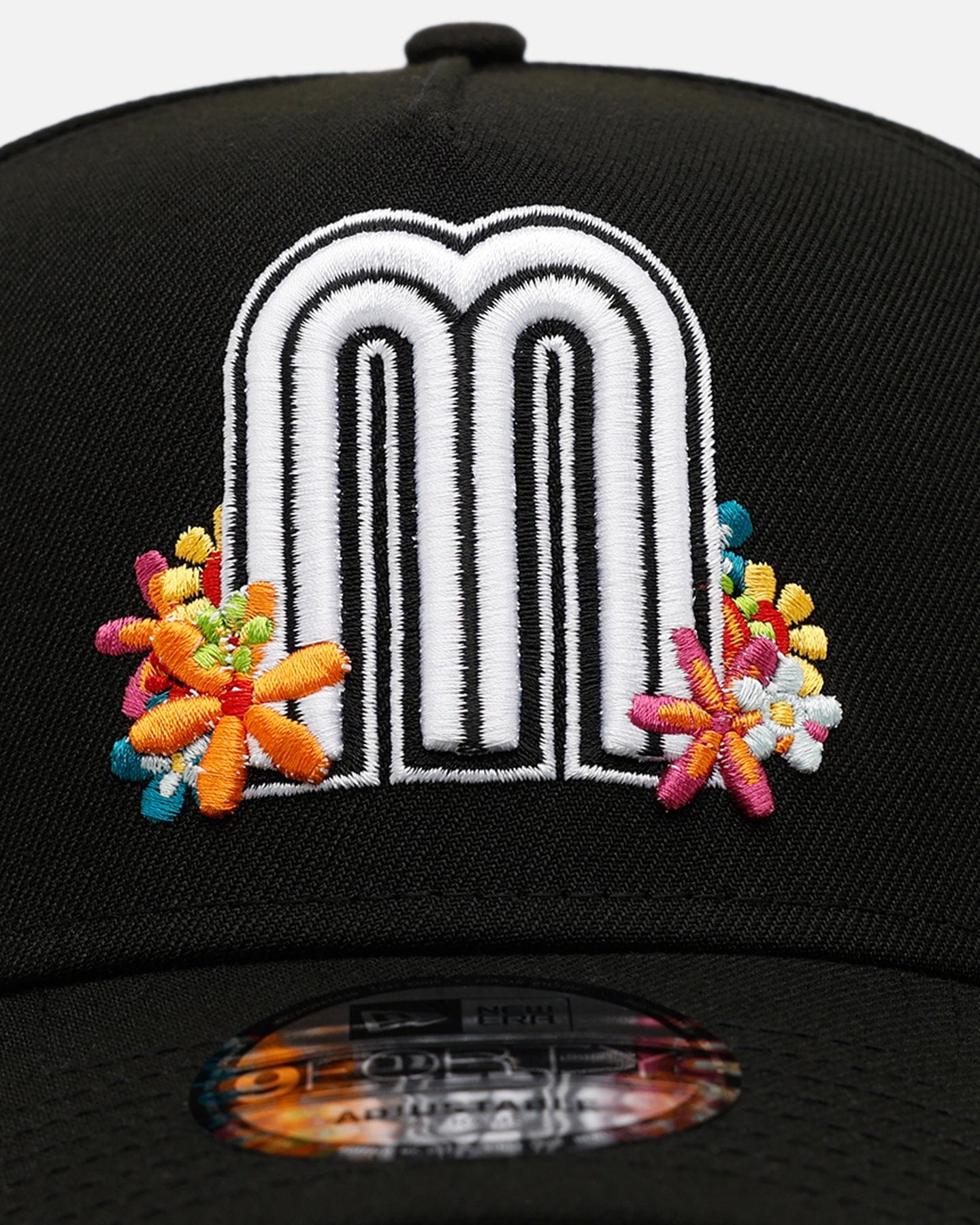 New Era Mexico National Baseball Team Summer Flowers 9FORTY A - Frame Snapback Black