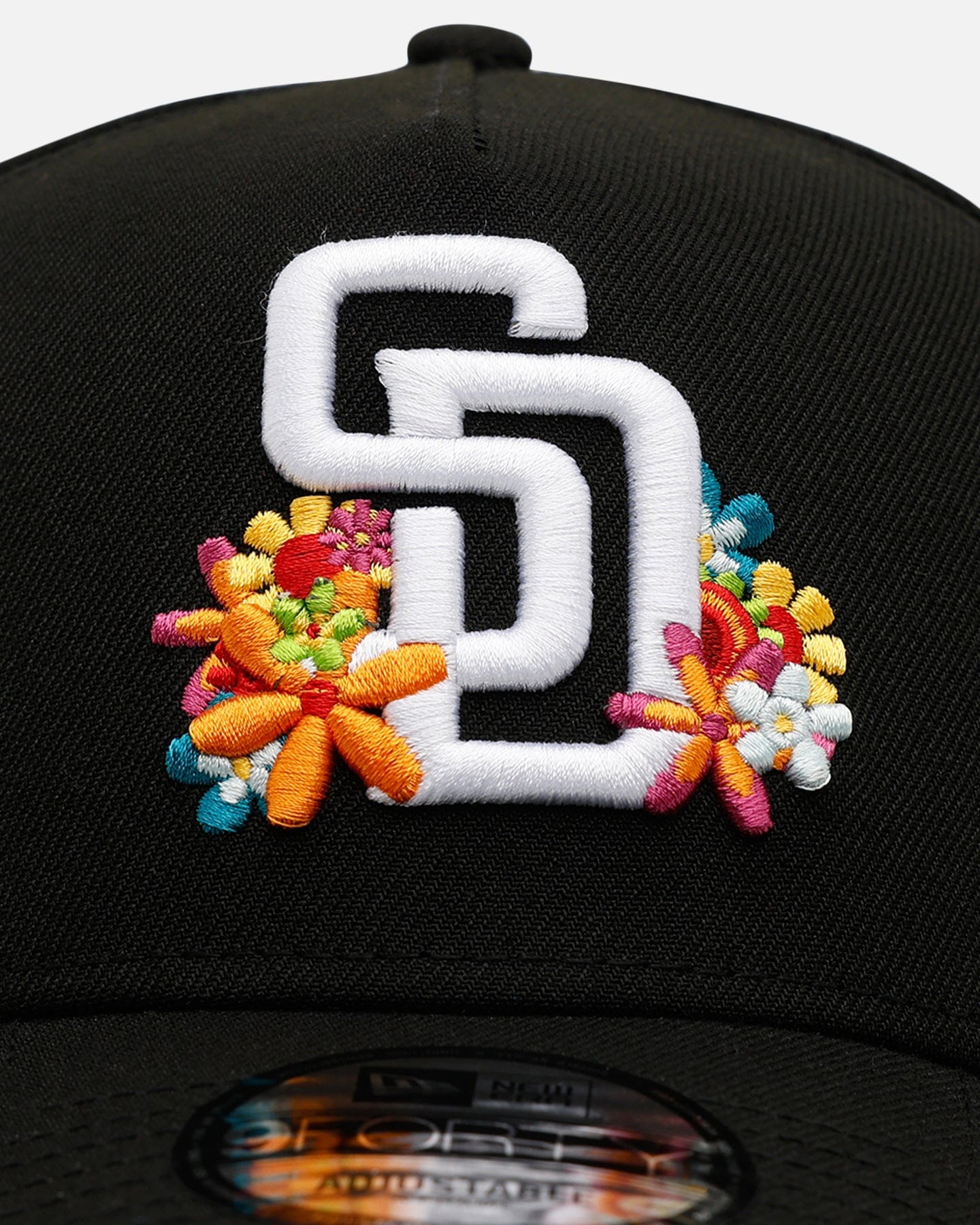 New Era San Diego Padres Summer Flowers 9FORTY A - Frame Snapback Black
