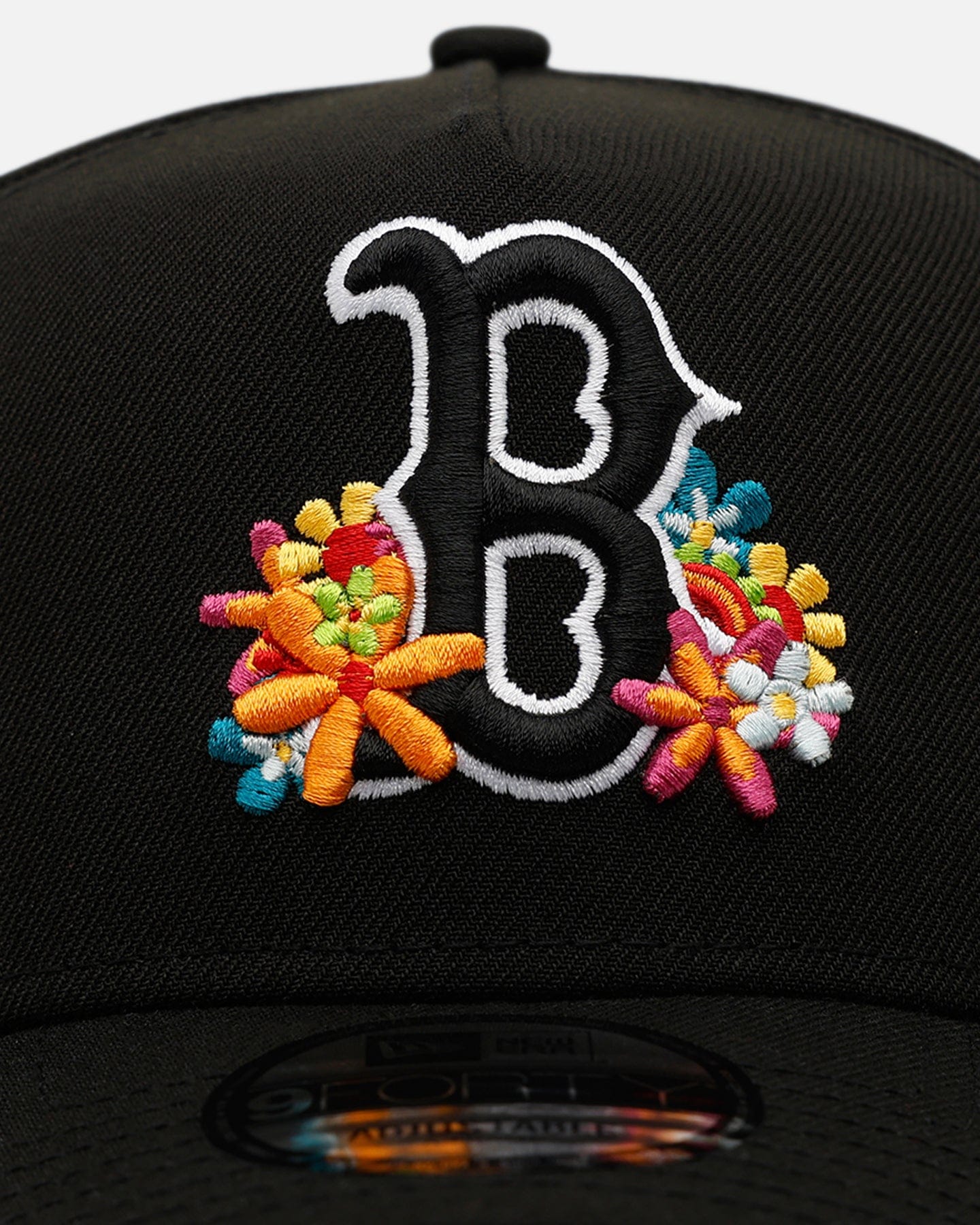 New Era Boston Red Sox Summer Flowers 9FORTY A - Frame Snapback Black