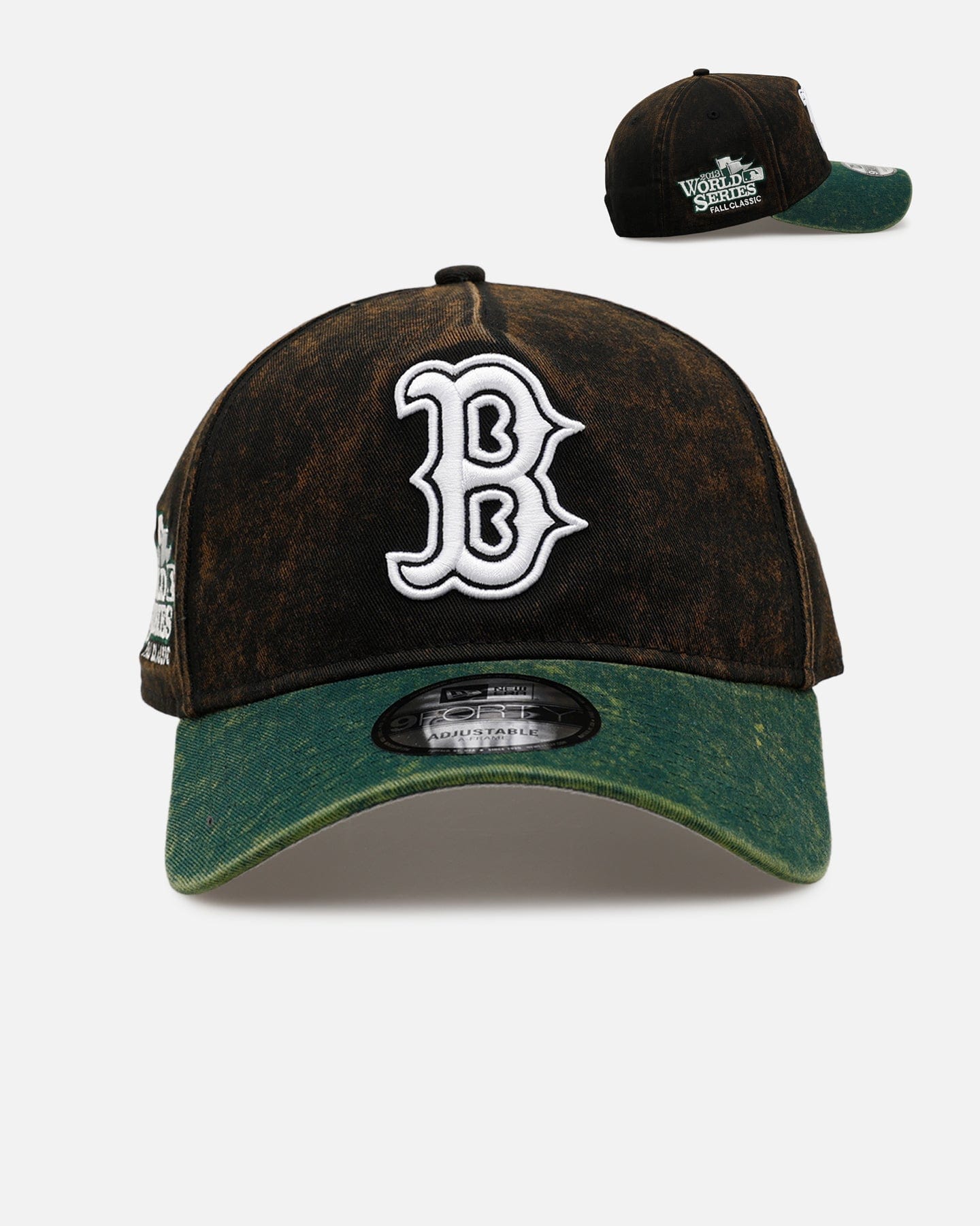 New Era Boston Red Sox Washed Green 2.0 9FORTY A - Frame Snapback Black/Green