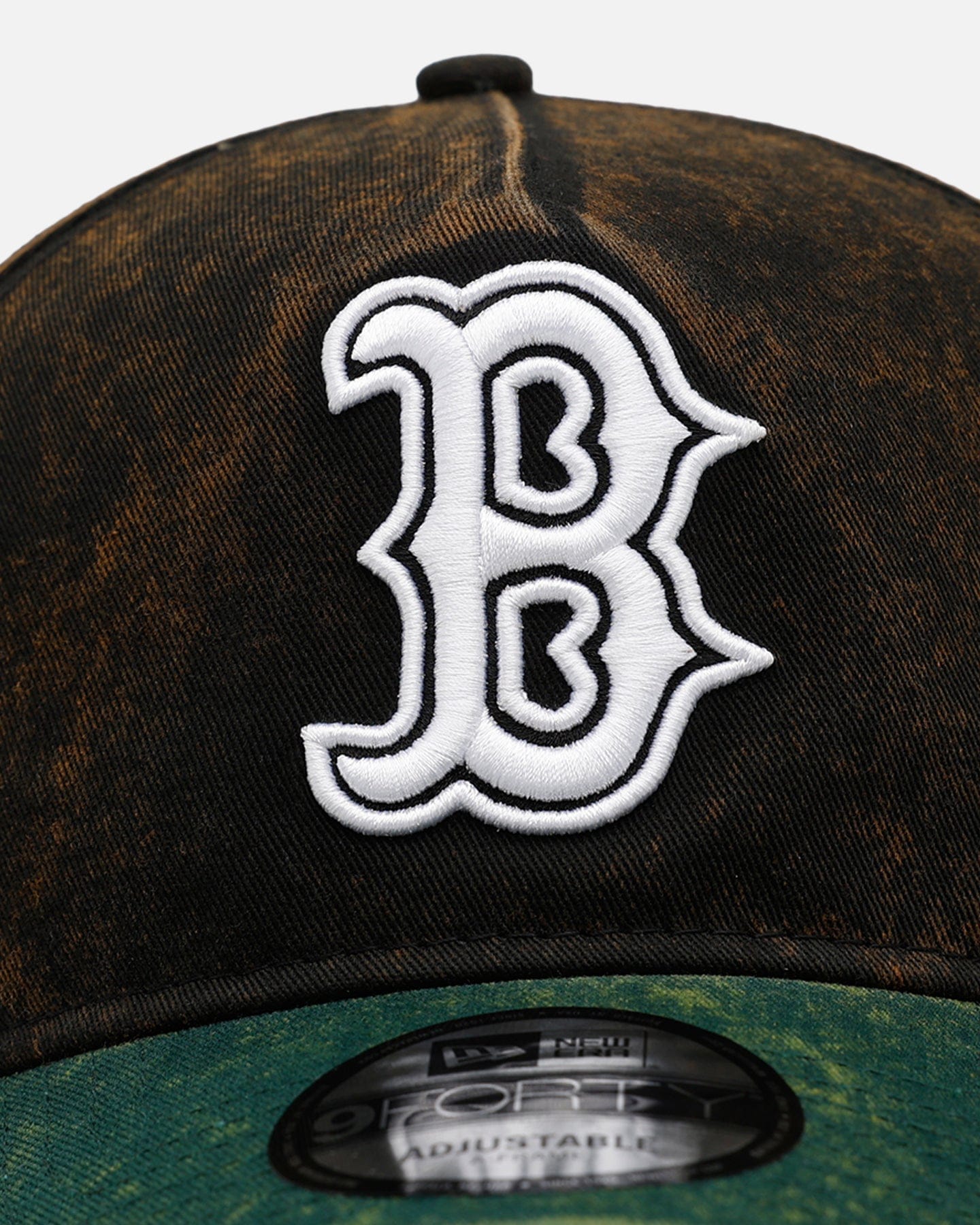 New Era Boston Red Sox Washed Green 2.0 9FORTY A - Frame Snapback Black/Green