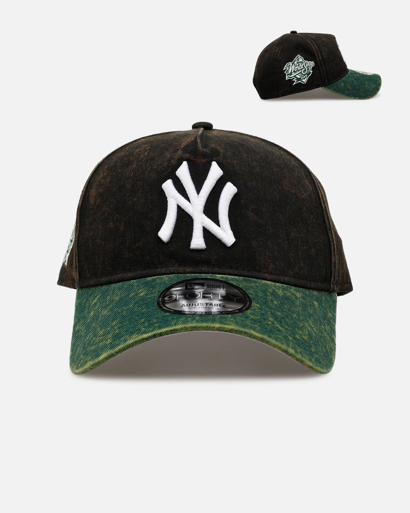 New Era New York Yankees Washed Green 2.0 9FORTY A - Frame Snapback Black/Green