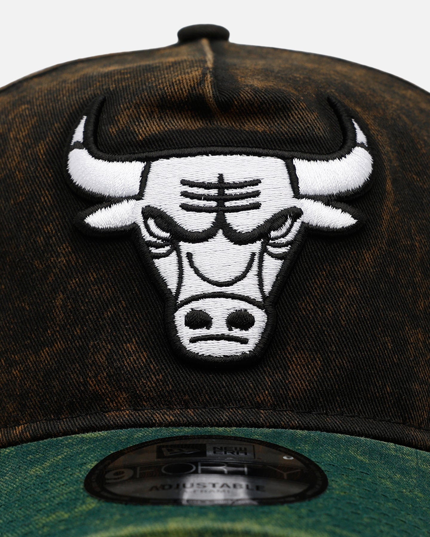 New Era Chicago Bulls Washed Green 2.0 9FORTY A - Frame Snapback Black/Green