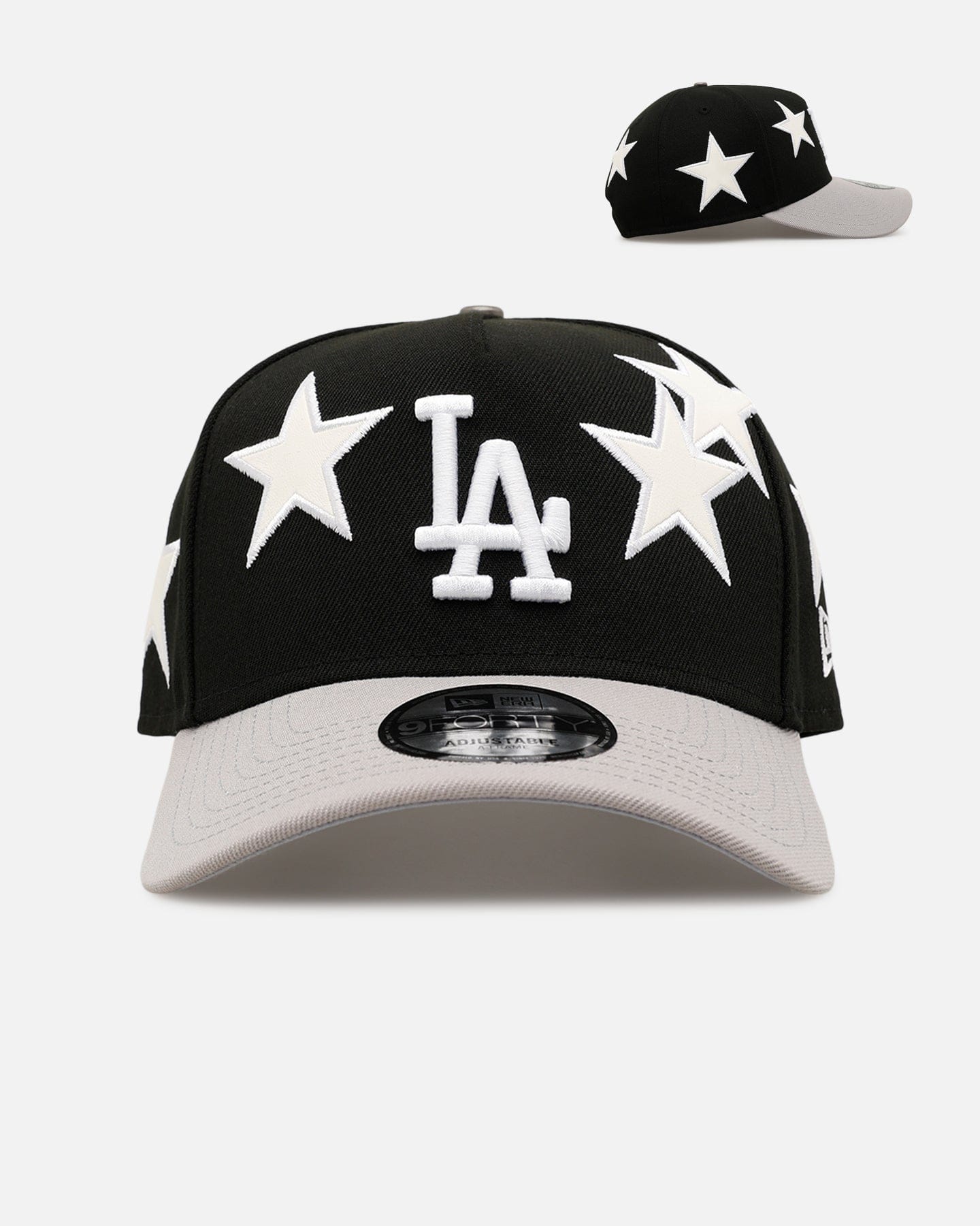 New Era Los Angeles Dodgers Stars 9FORTY A - Frame Snapback Black/Grey
